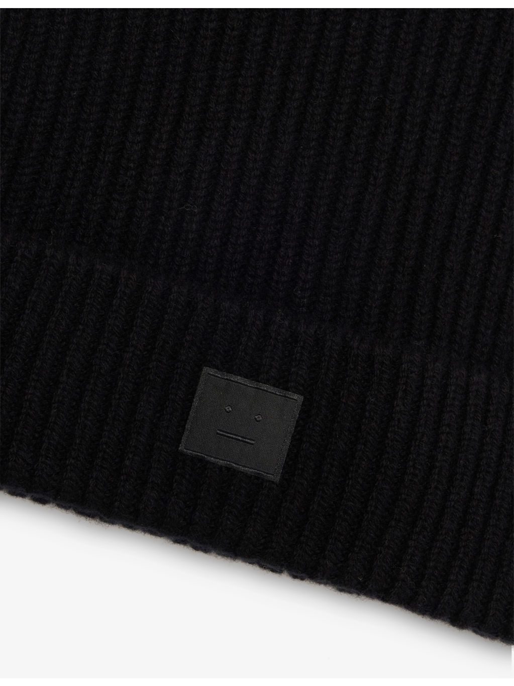 Ribbed Brand-Patch Wool-Blend Beanie - 2