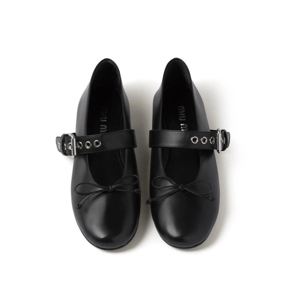 Miu Miu Black Ballet Flats Women - 2