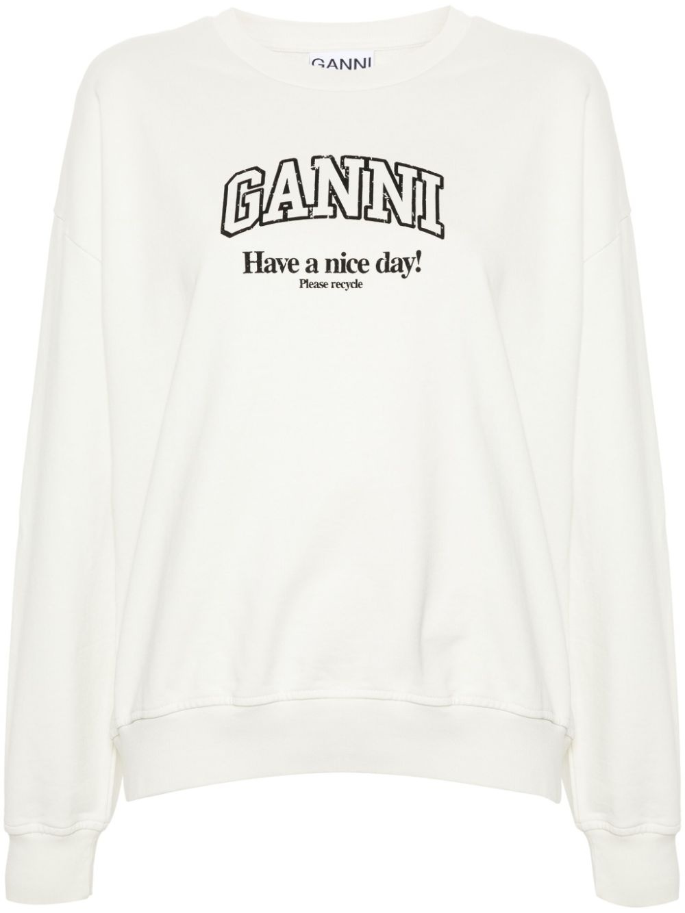 logo-print sweatshirt - 1