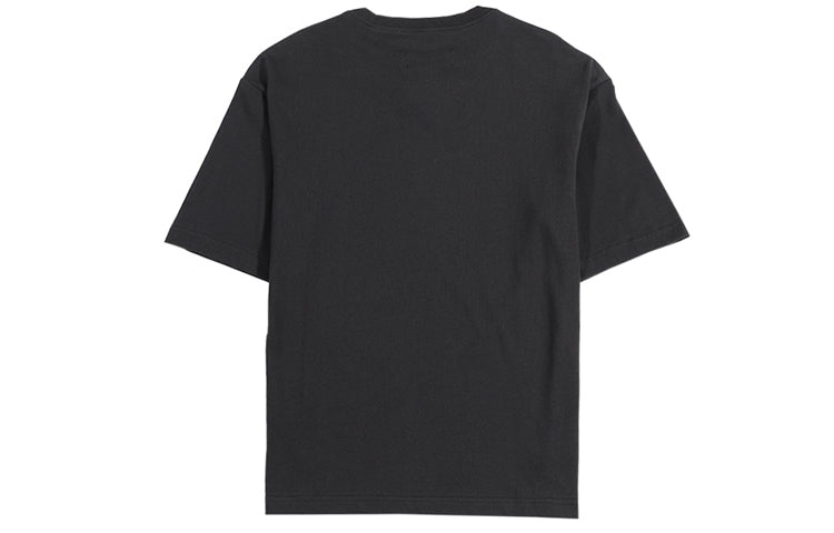 Air Jordan Embroidered Logo Athleisure Casual Sports Round Neck Short Sleeve Black AT8873-010 - 2