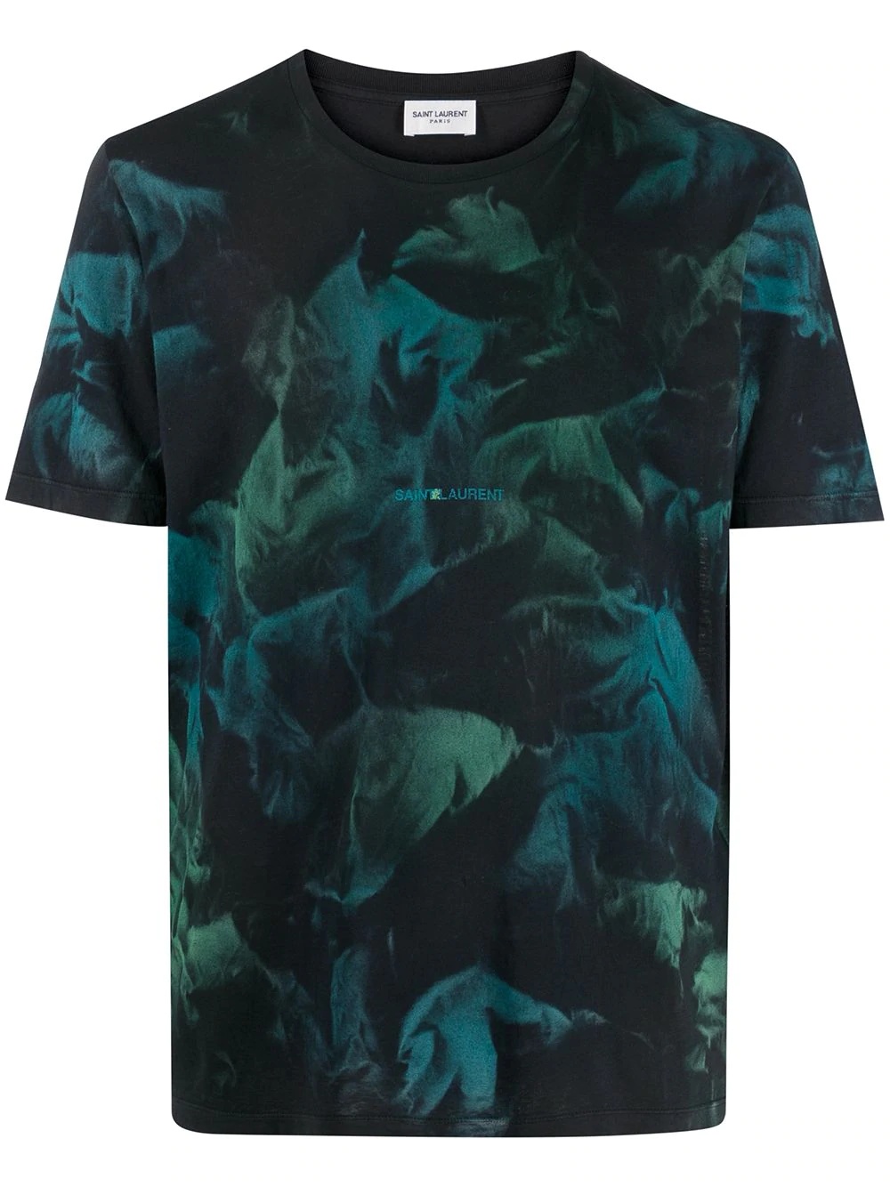 abstract-print T-shirt - 1