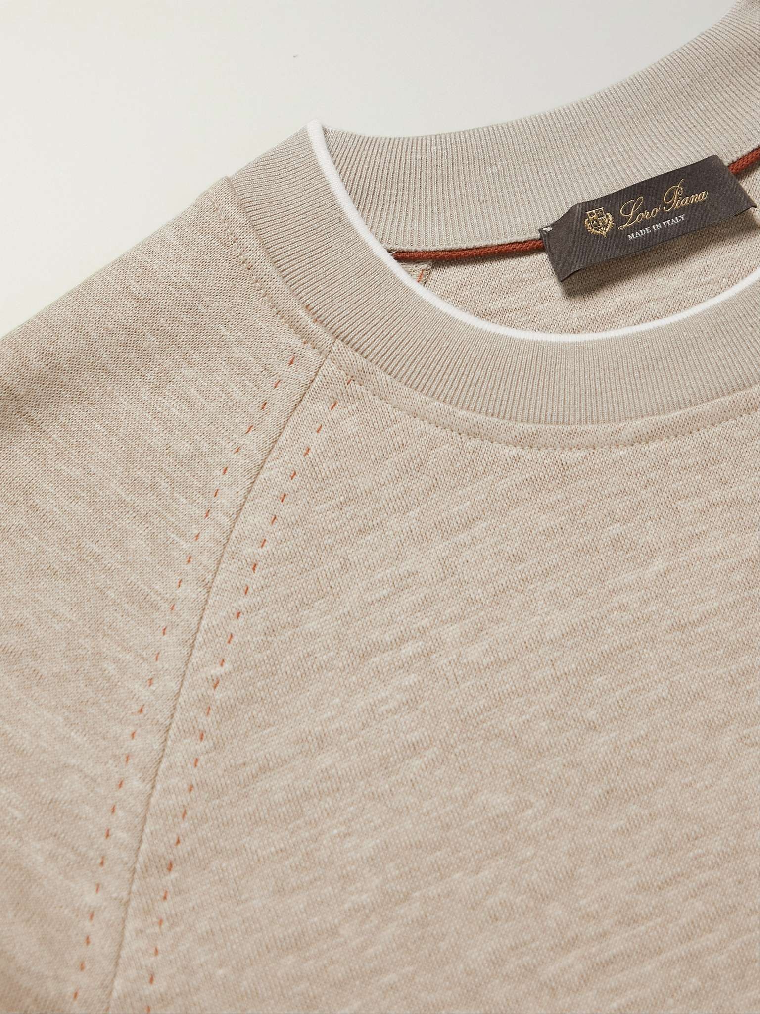 Drysdale Linen-Blend Jersey Sweatshirt - 5