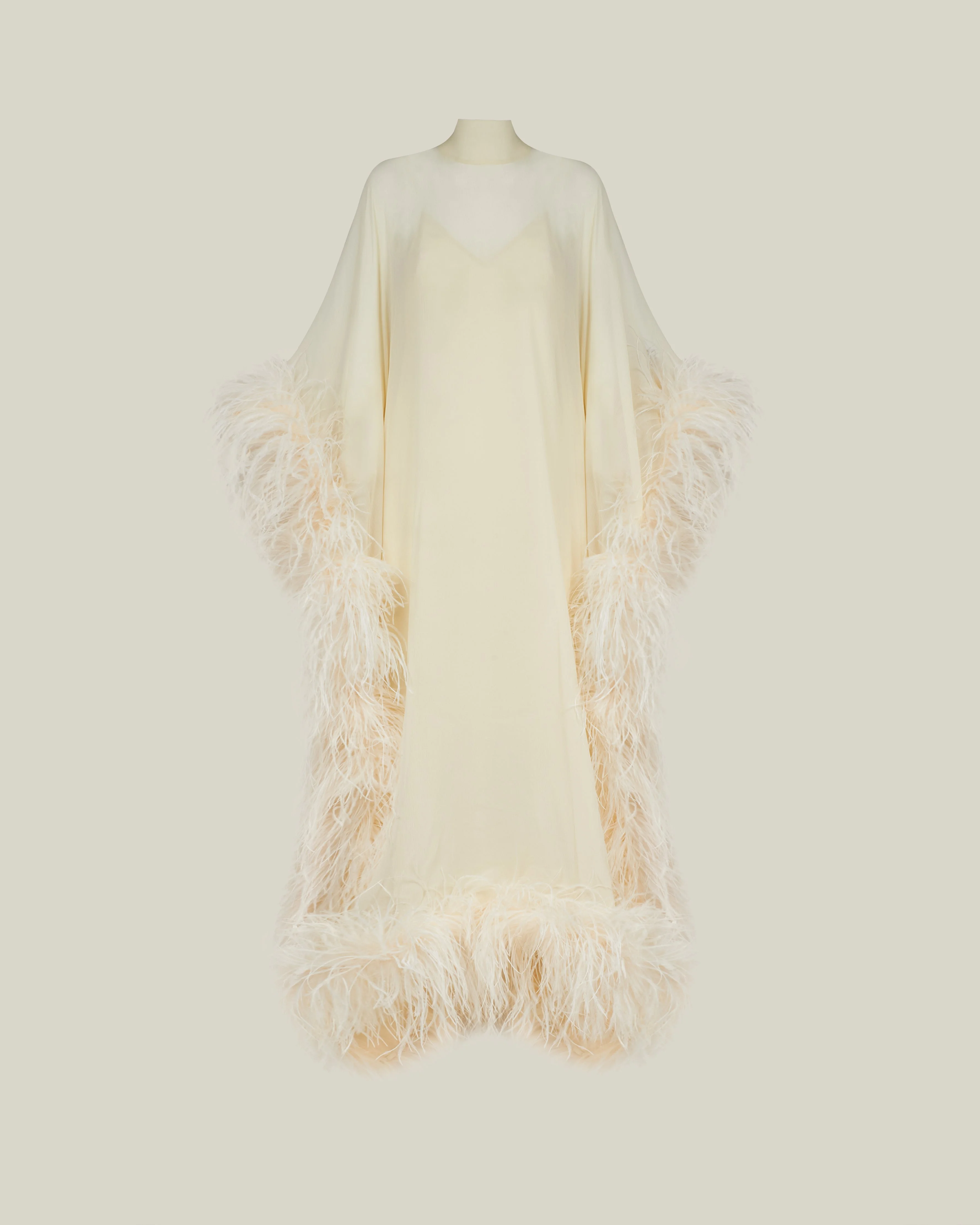 Casta Diva Spirito Kaftan in Ivory - 1