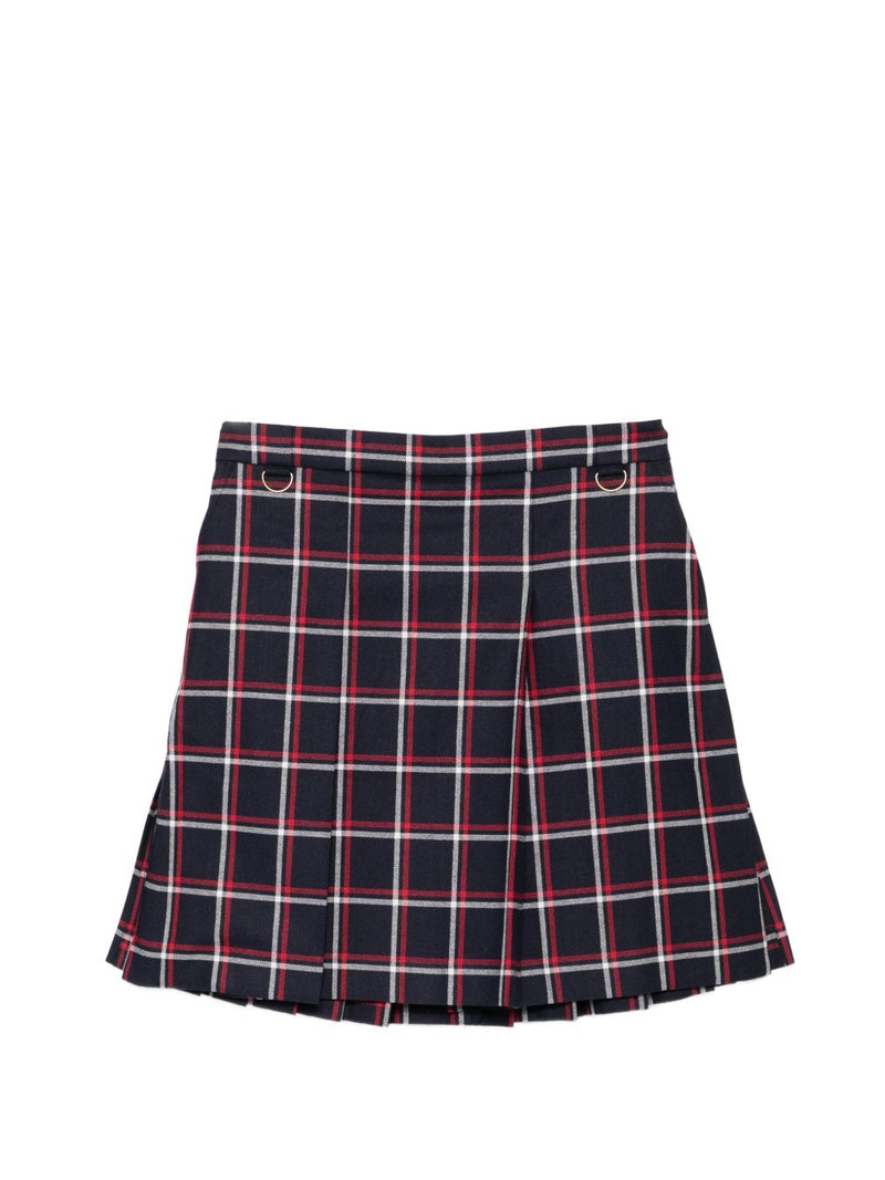 tartan pleated skirt 1