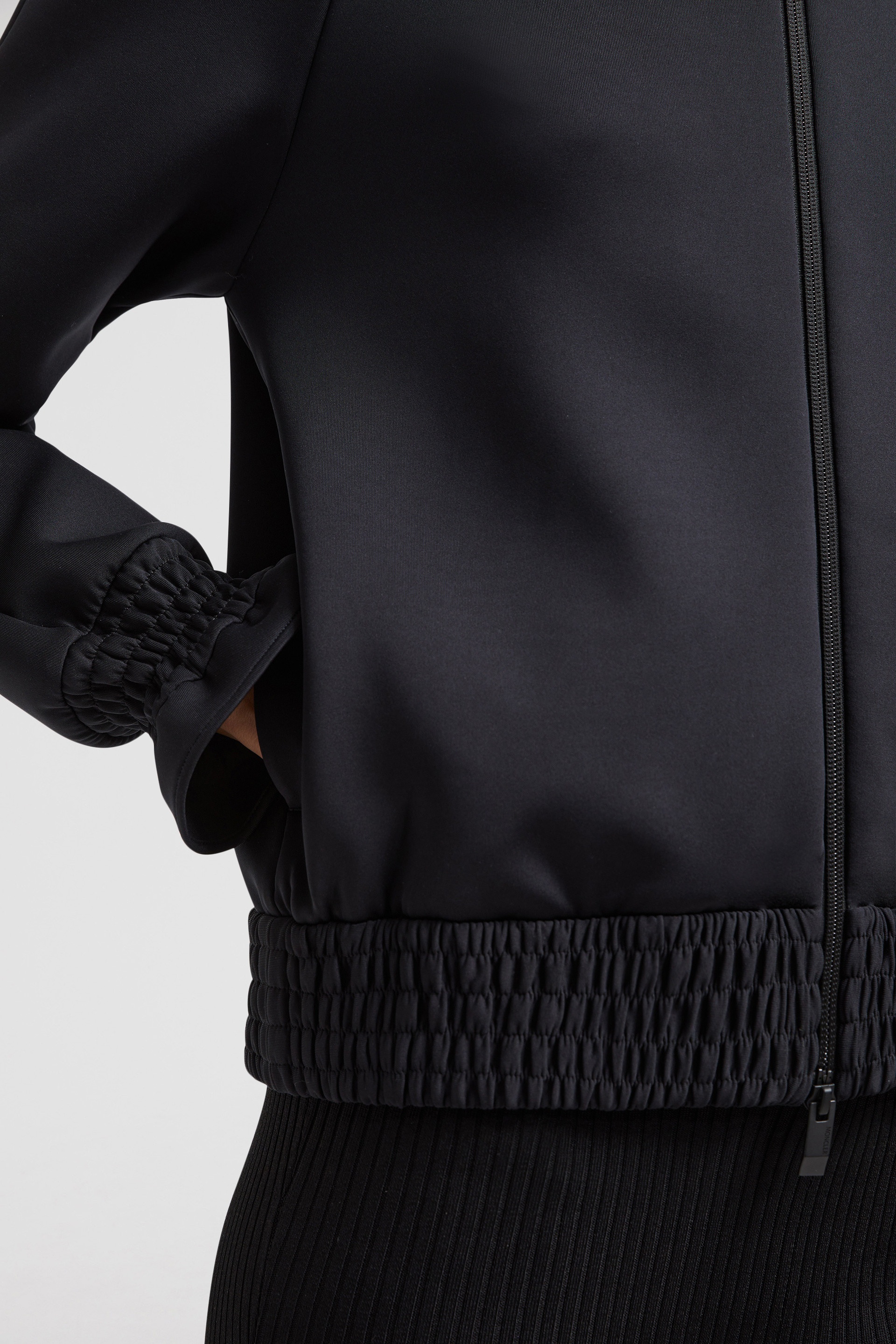 Neoprene Zip-Up Sweatshirt - 6