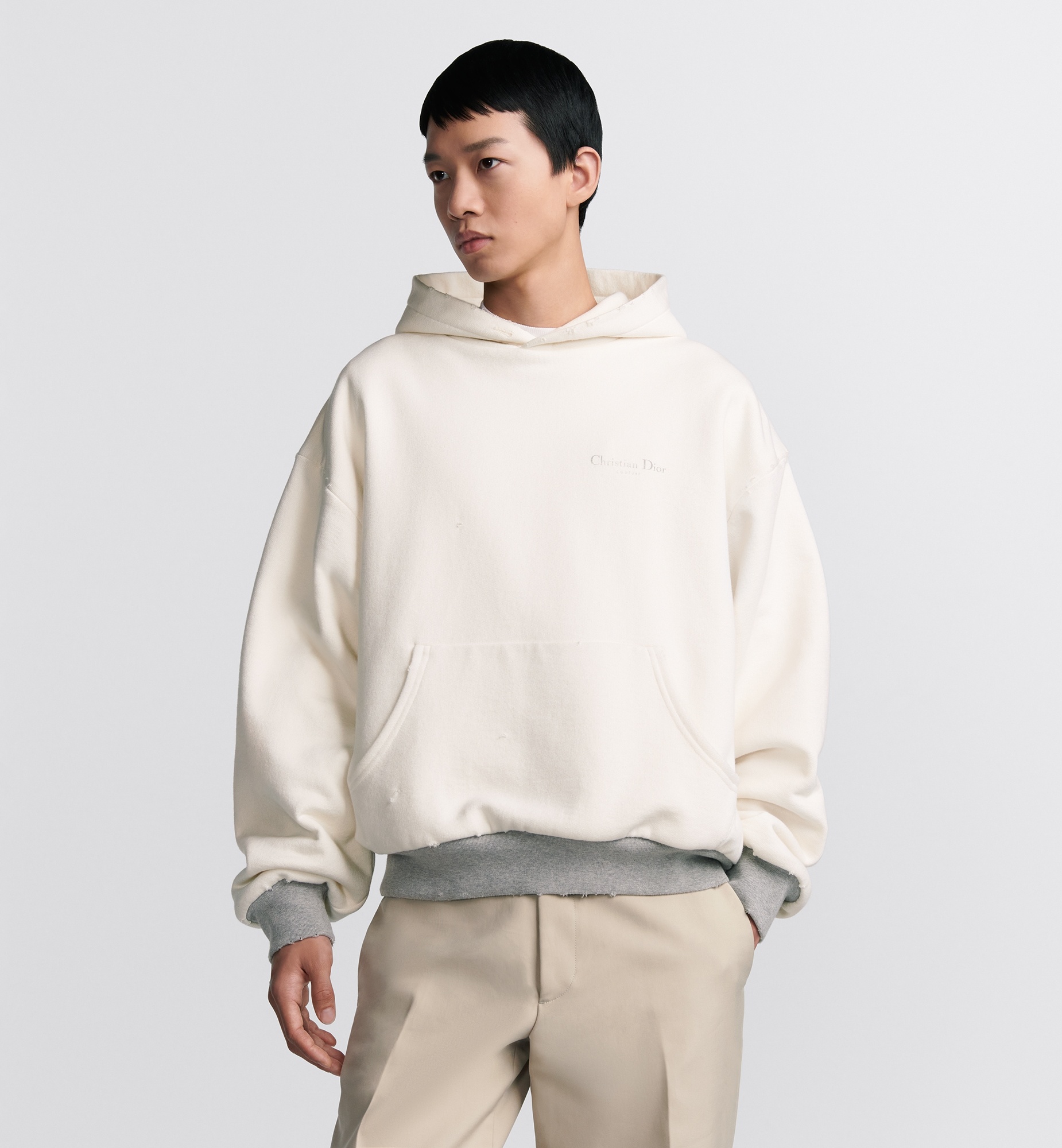 Christian Dior Couture Hooded Lined Sweatshirt - 2