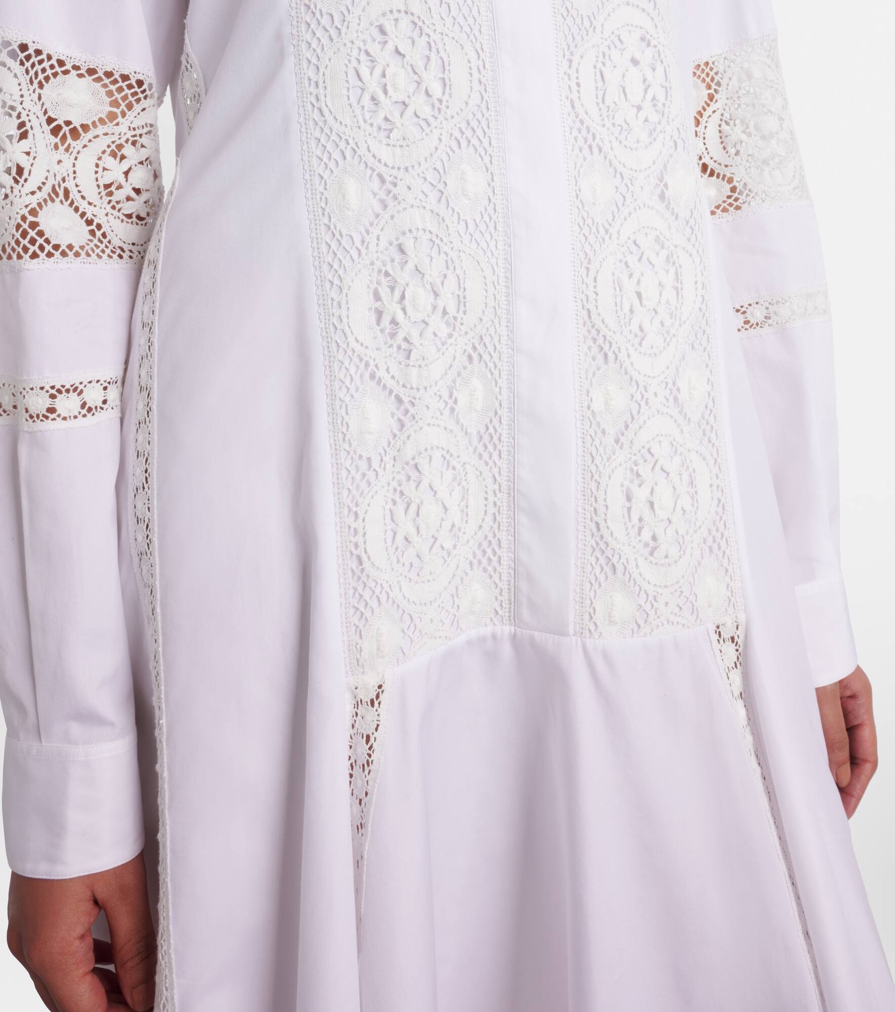 Paula's Ibiza cotton poplin shirt dress - 5