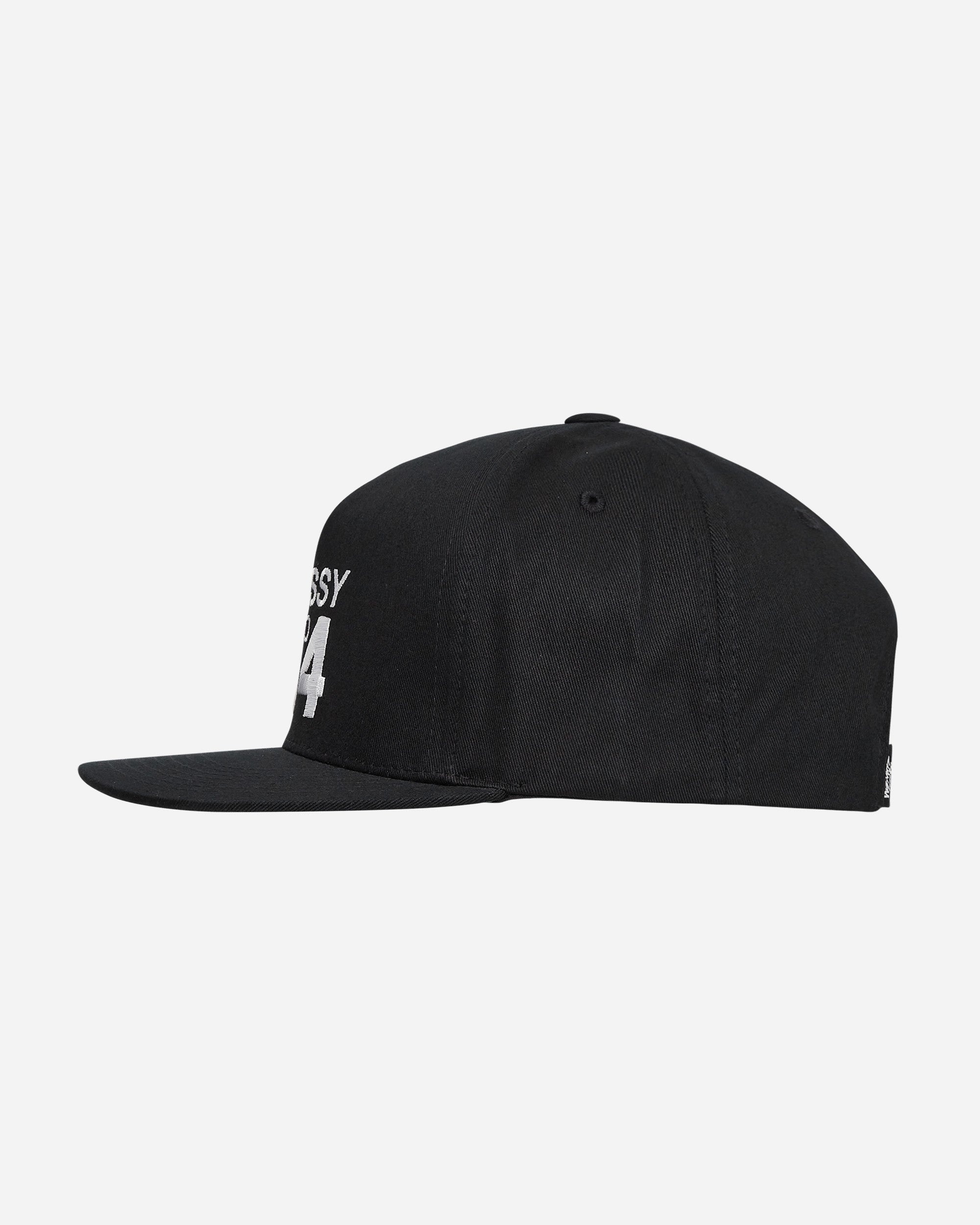 No. 4 Point Crown Cap Black - 3