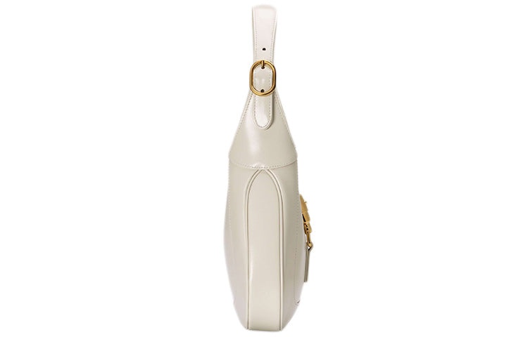 (WMNS) Gucci Jackie 1961 Series Single-Shoulder Bag Small-Size White 636709-10O0G-9022 - 6