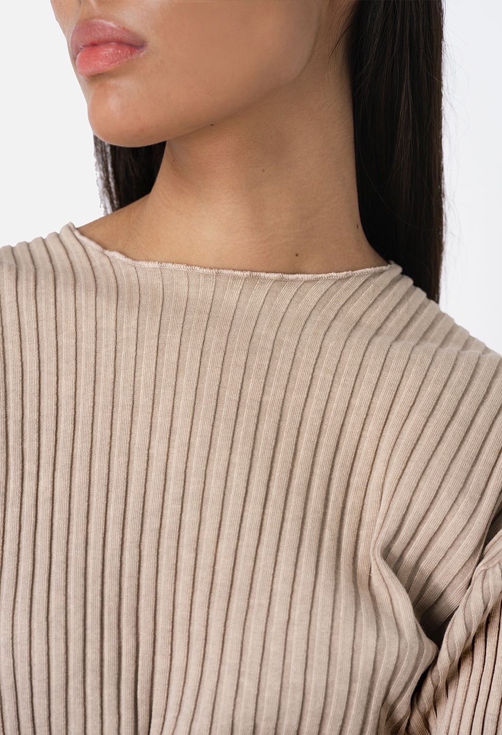 MINERAL WASH GINZA RIB CROPPED TOP - 8