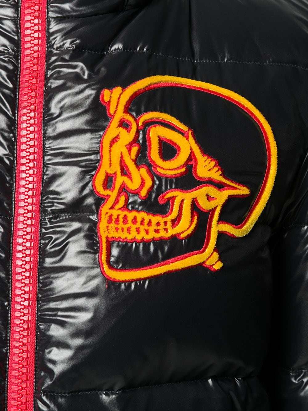 skull padded jacket - 5