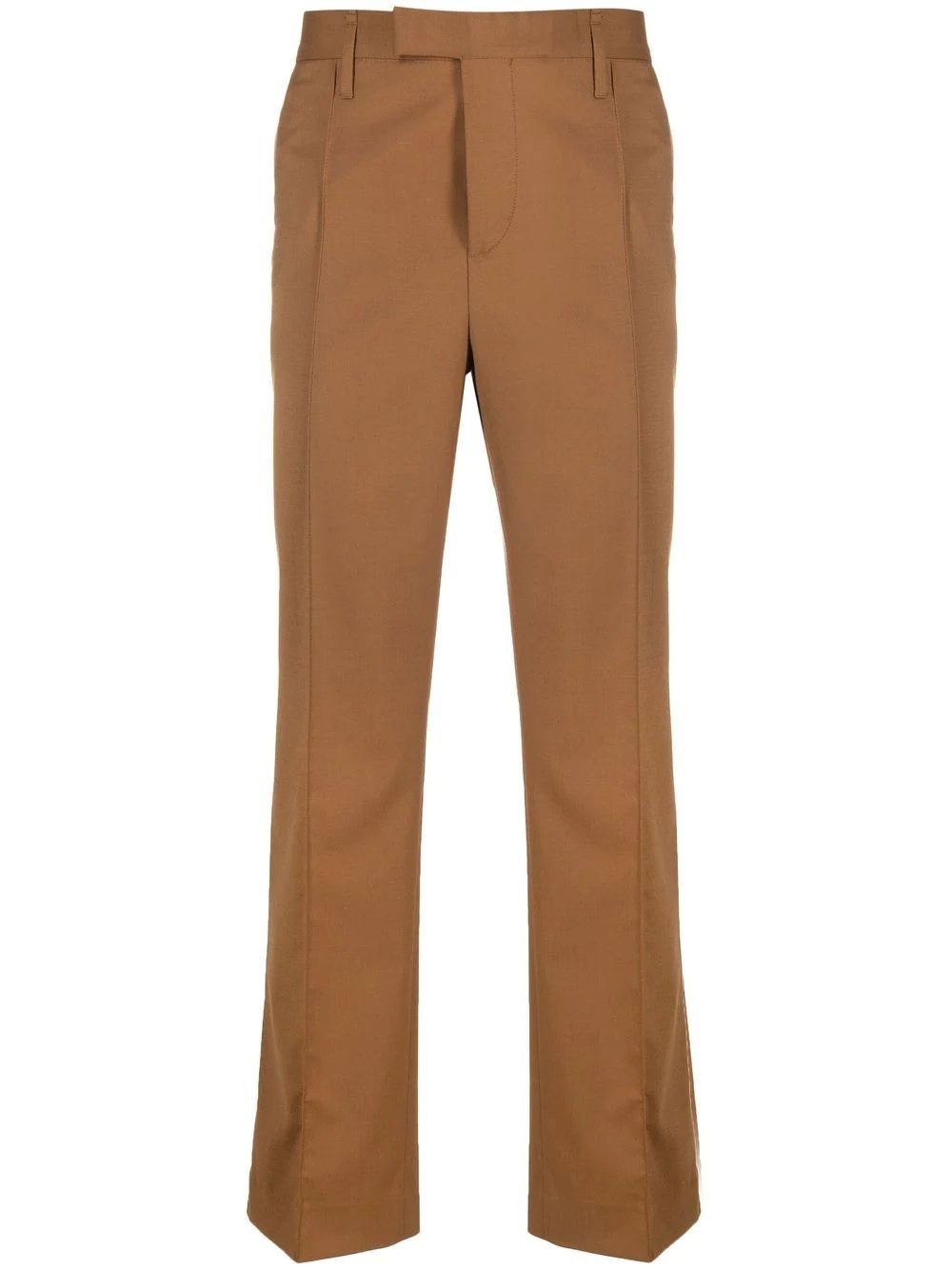 tailored straight-leg trousers - 1