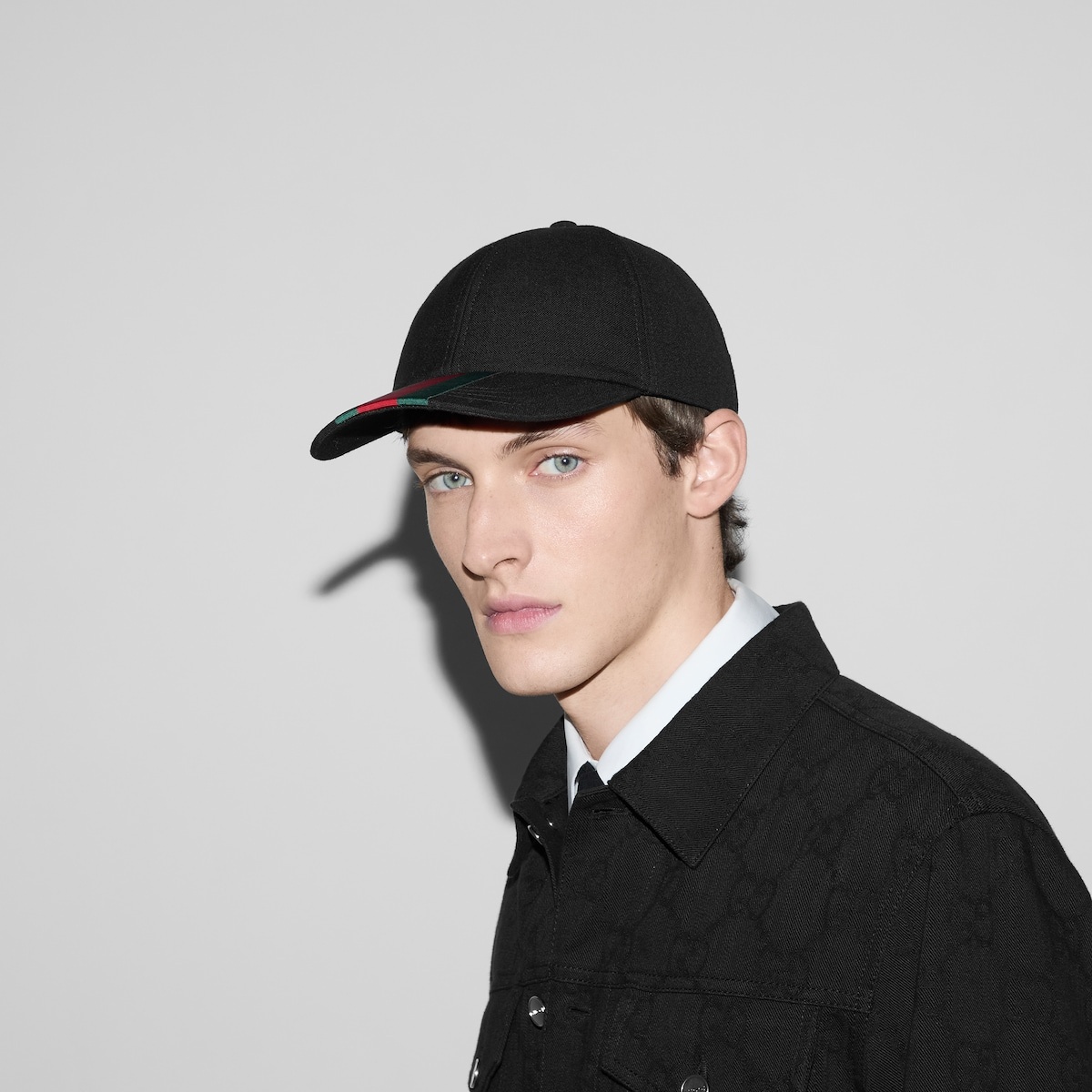 GUCCI Canvas baseball hat with Web | REVERSIBLE