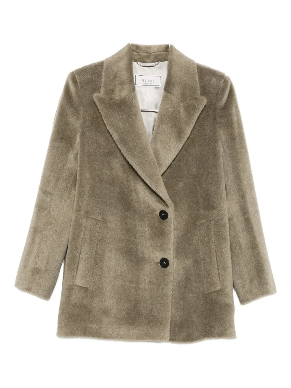 peak-lapels coat - 1