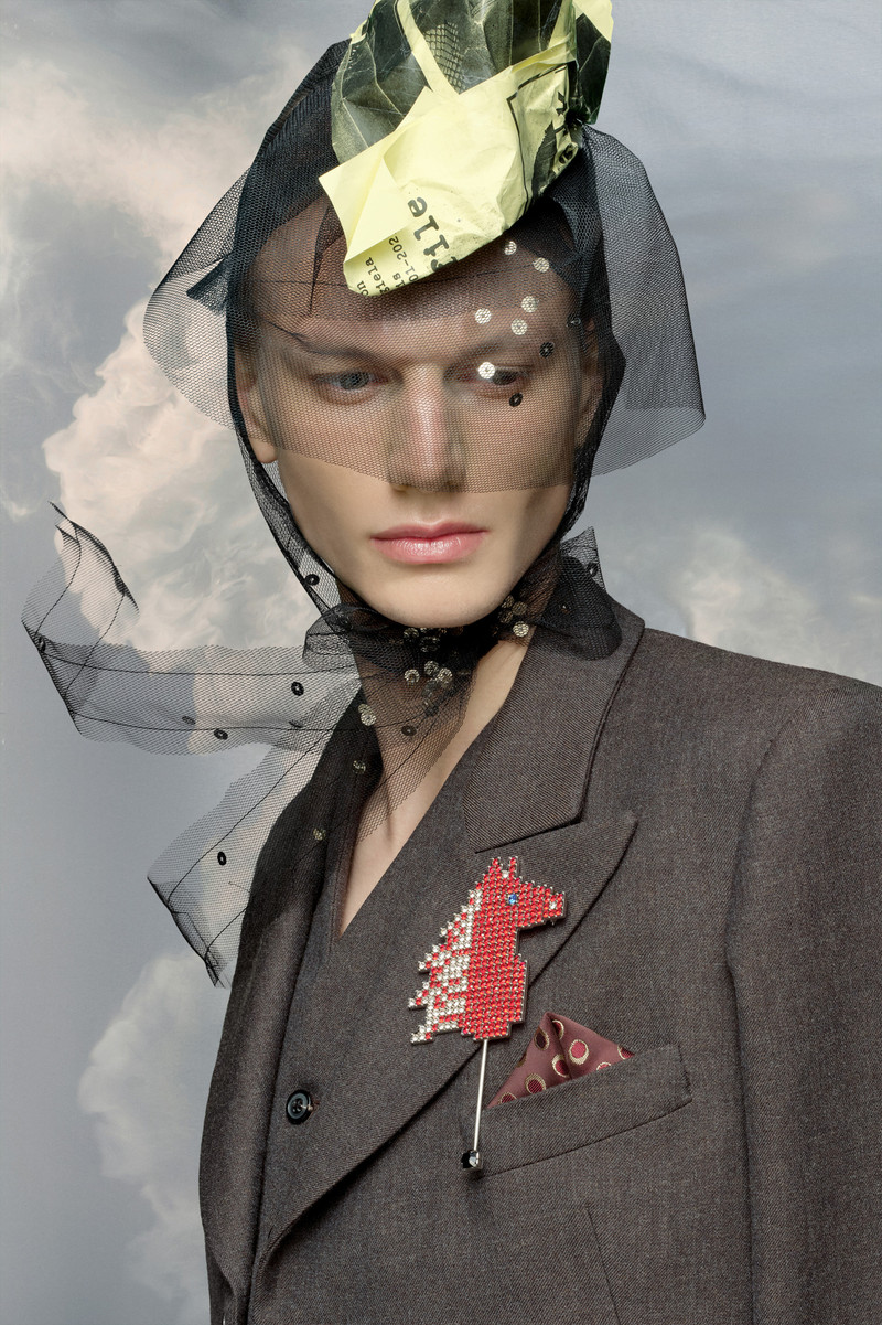 Horse rhinestone brooch 4