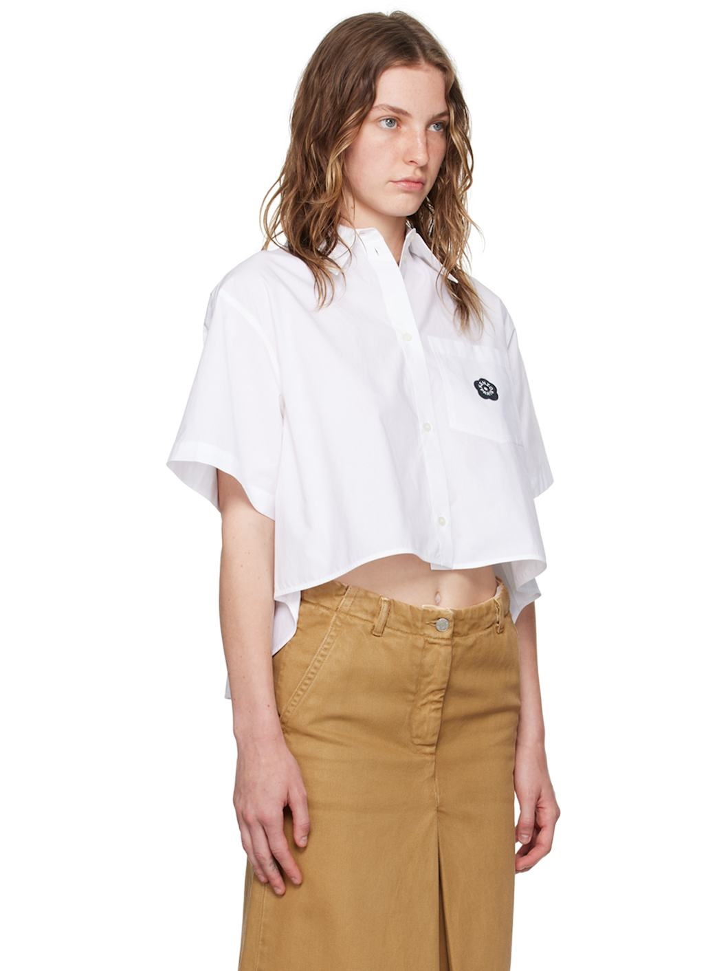 White Kenzo Paris Boke Flower 2.0 Shirt - 2