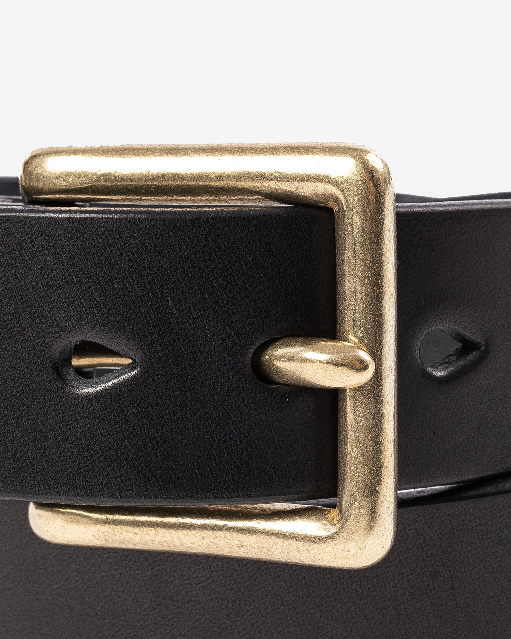 IHB-10-BLK Heavy Duty "Tochigi" Leather Belt - Black - 3