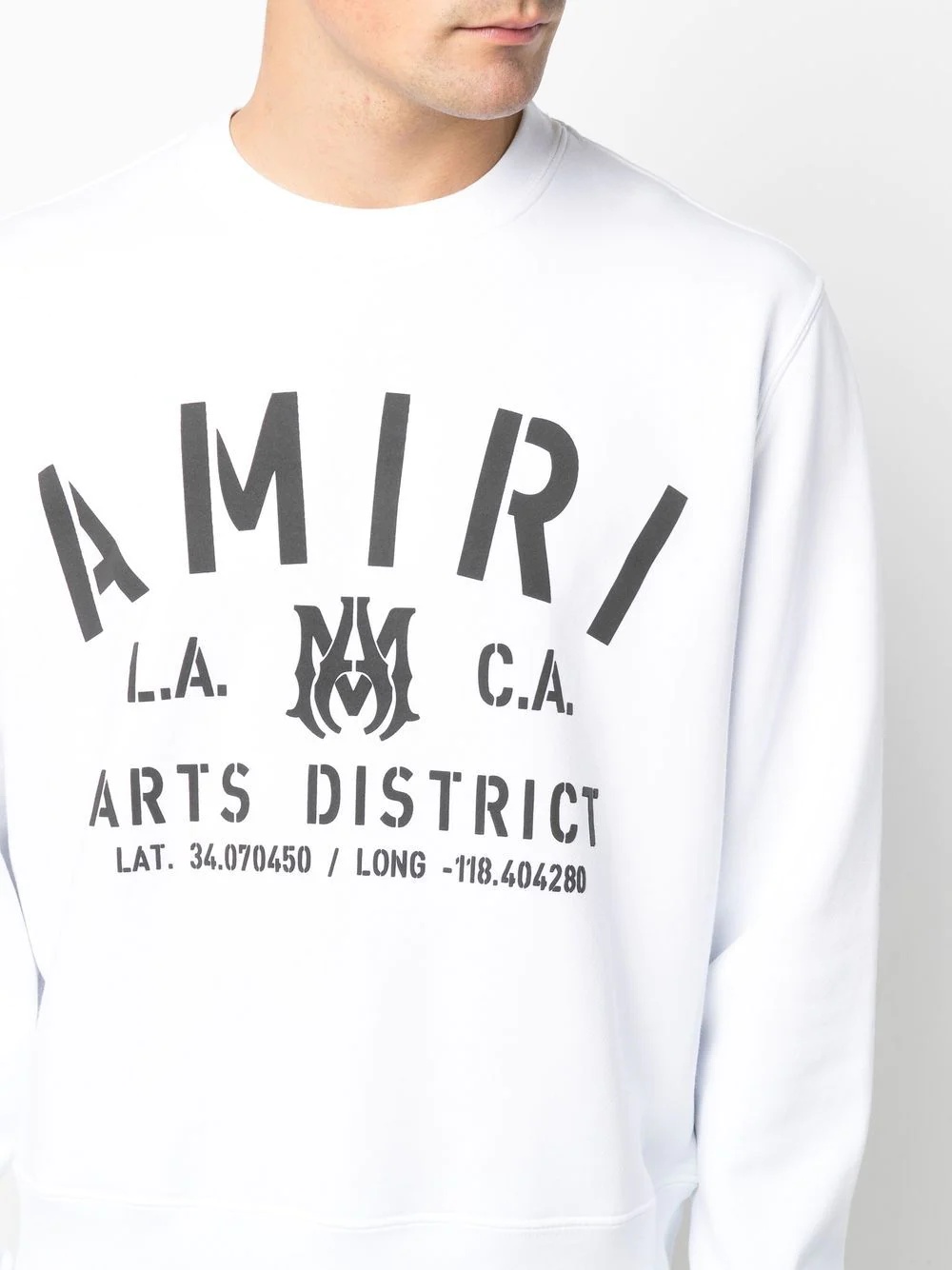 logo-print crew-neck sweatshirt - 5