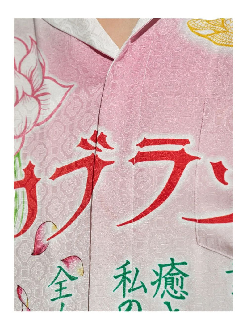 CASABLANCA Cuban LS collar tee shirt outlook