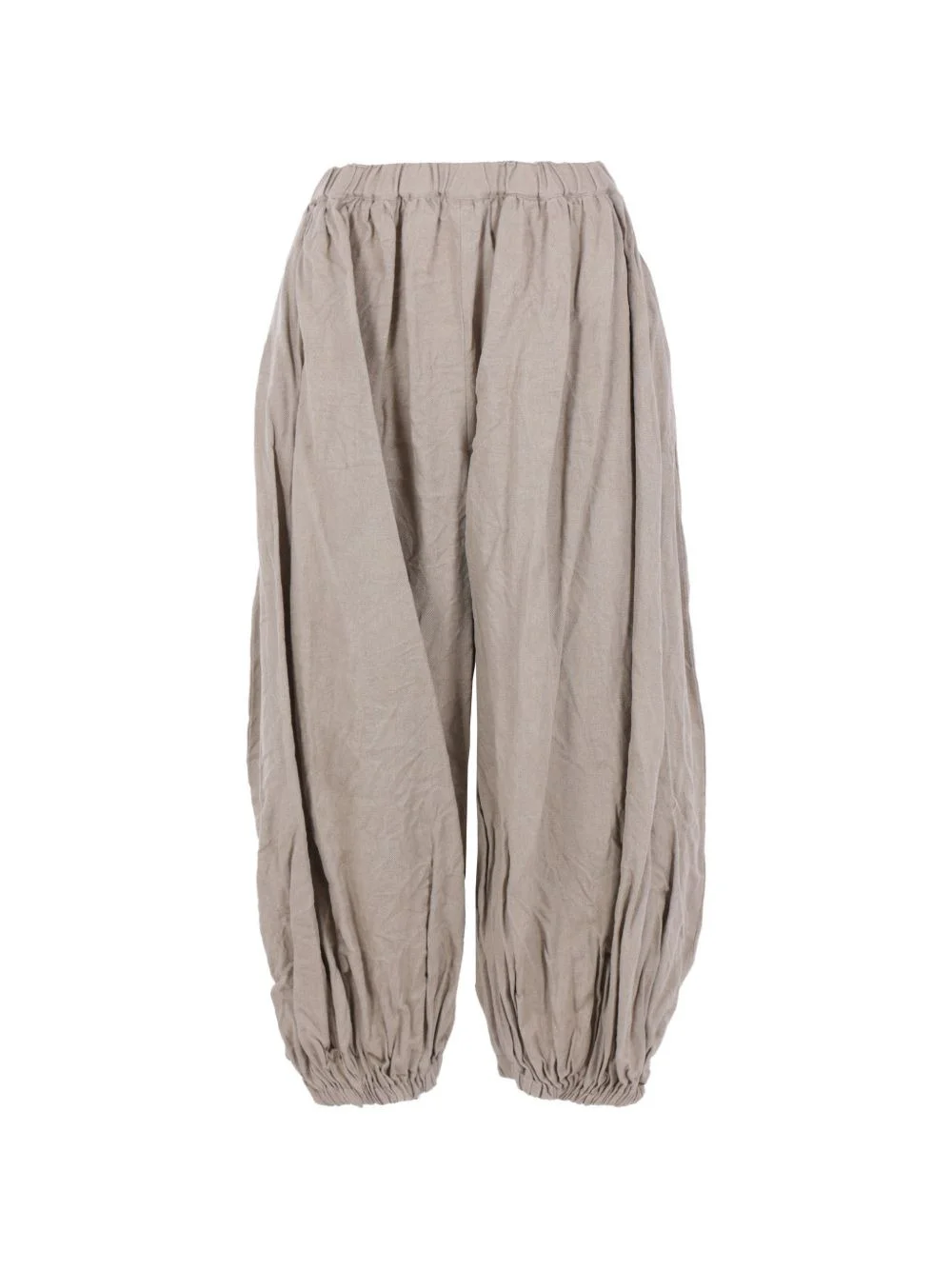 elasticated balloon trousers - 1