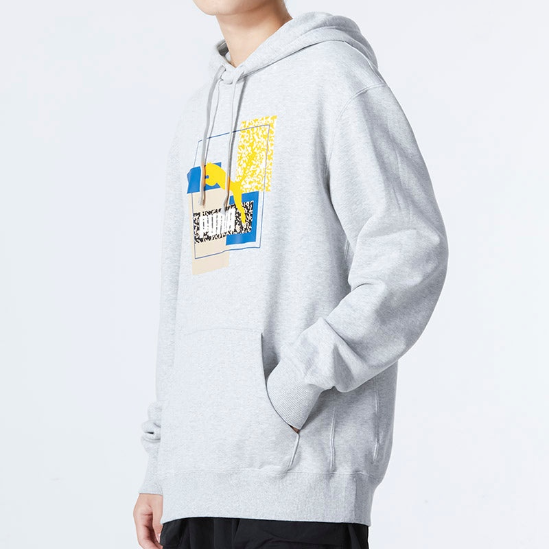 PUMA Brand Love TR Logo Hoodie 'Grey' 537851-04 - 5