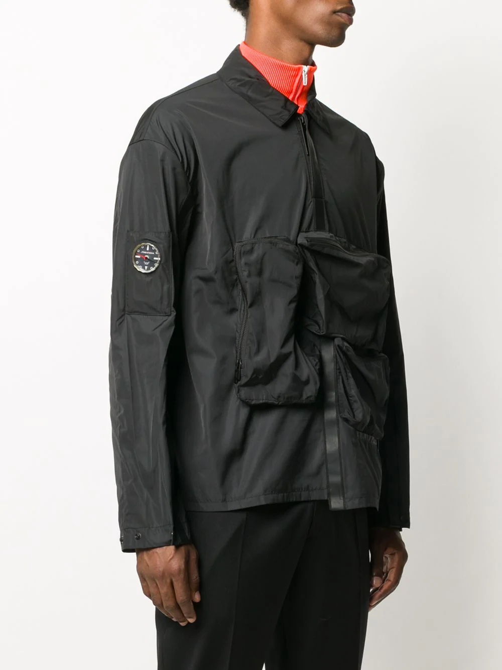 multi-pocket windbreaker jacket - 3