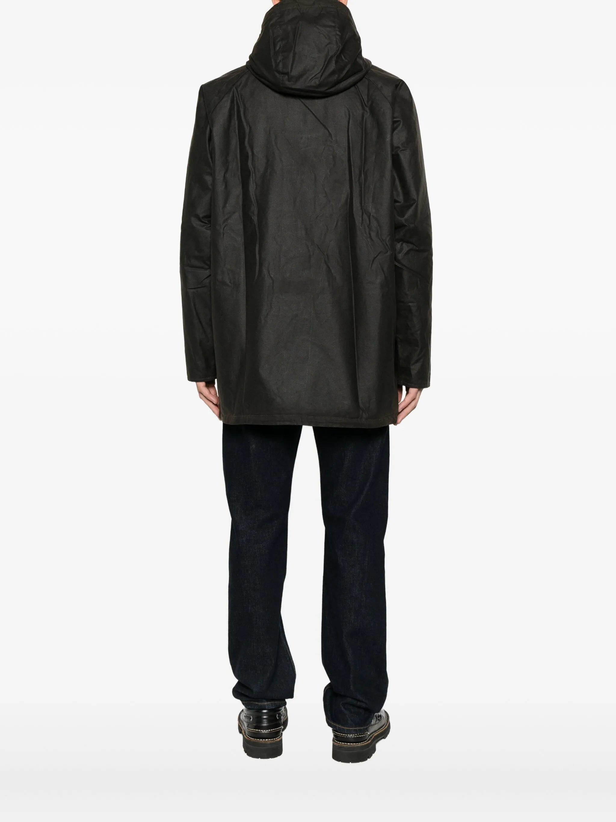 Barbour Hooded Snap-fit Coat - 4