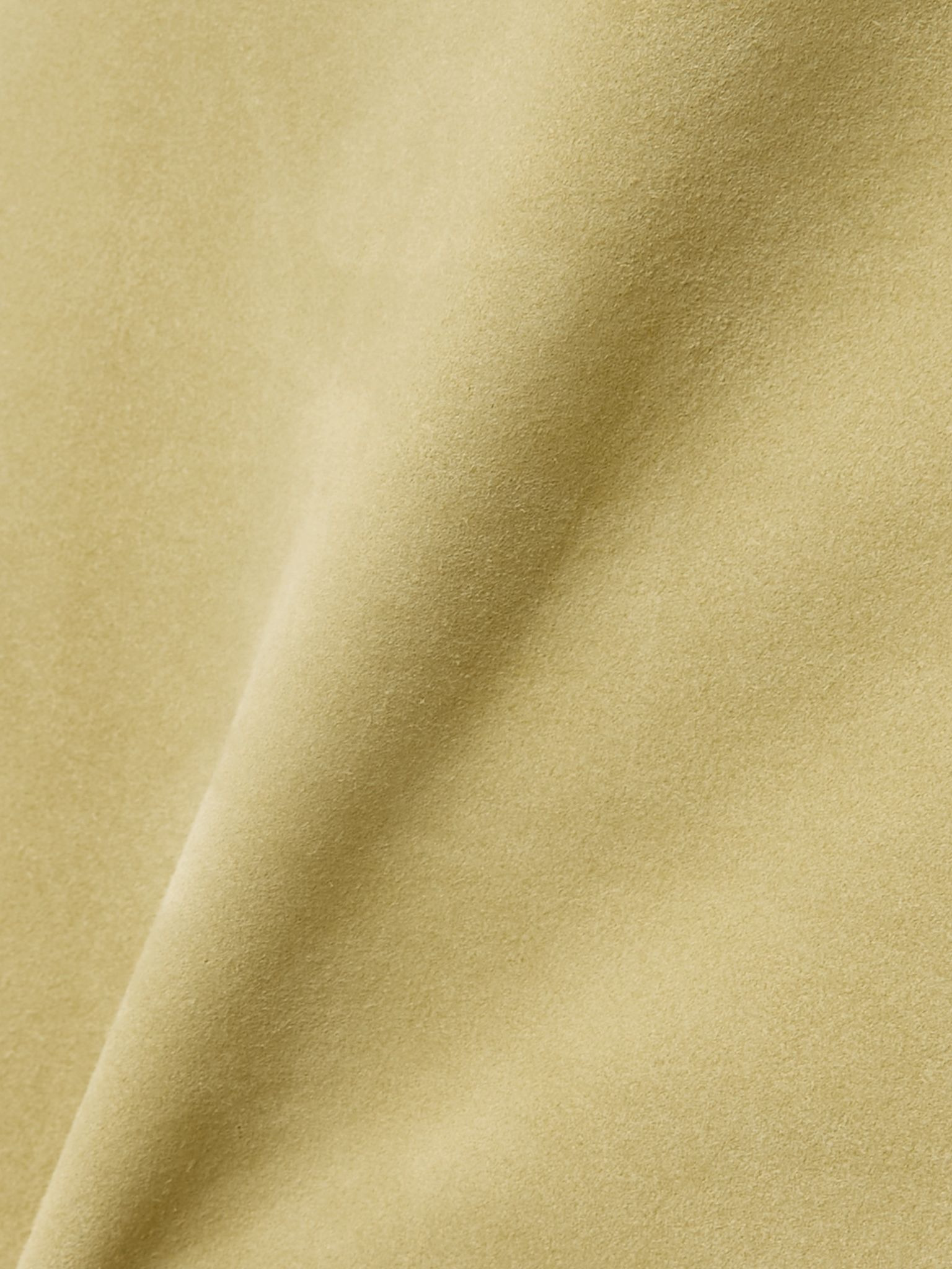 Pleated paneled suede midi skirt Beige - 5