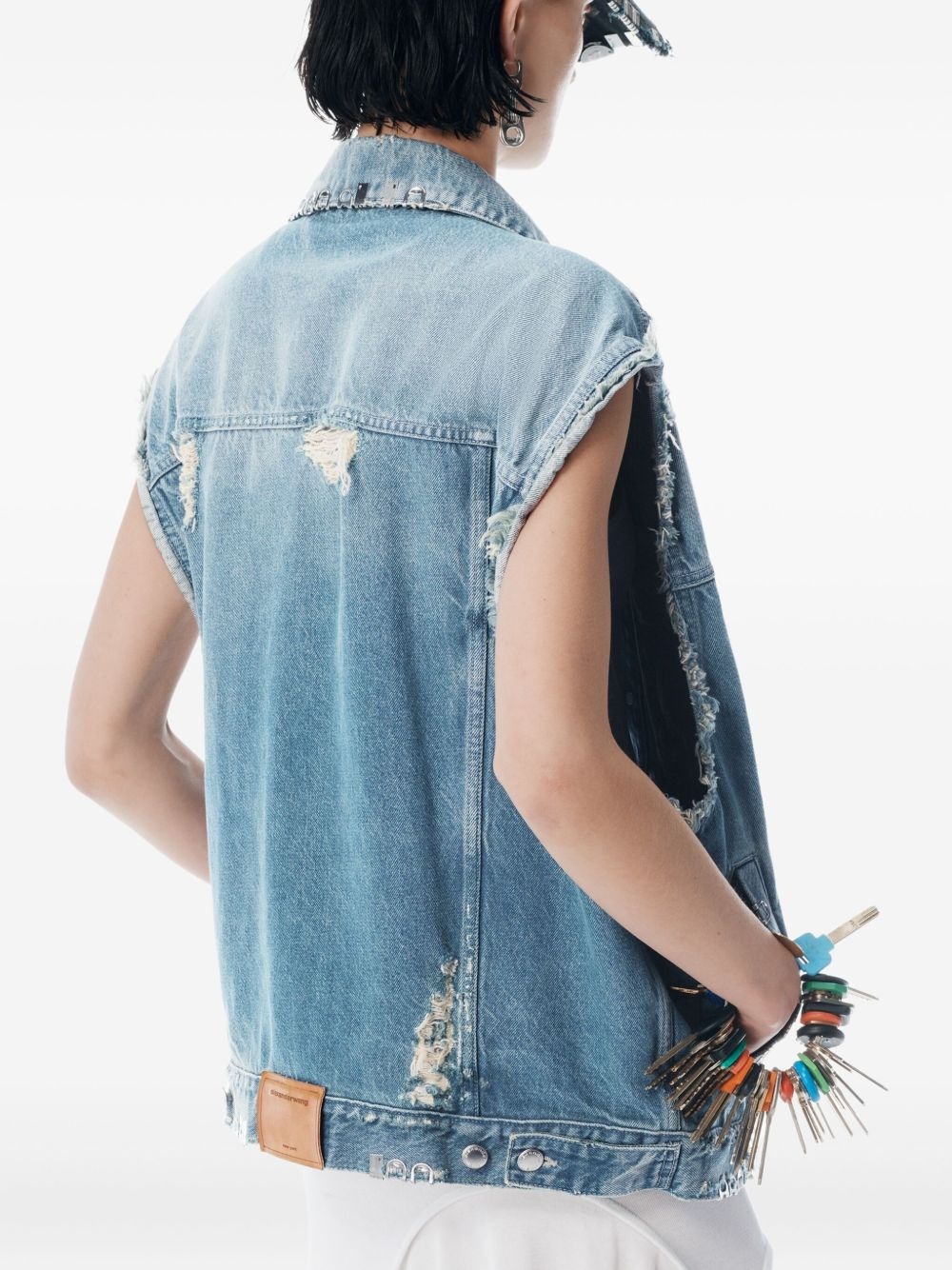 denim vest - 6
