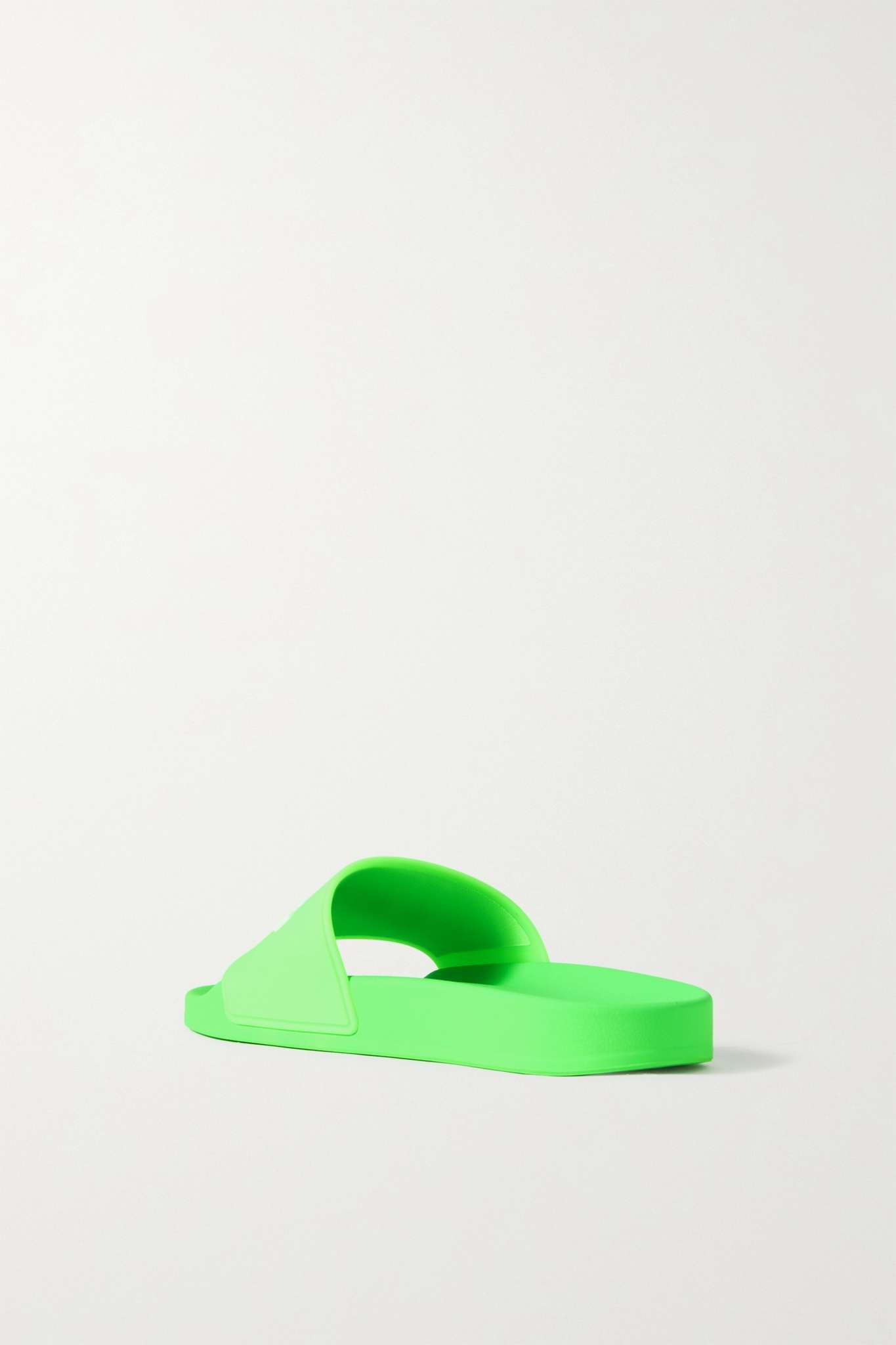 Pool logo-embossed neon rubber slides - 4
