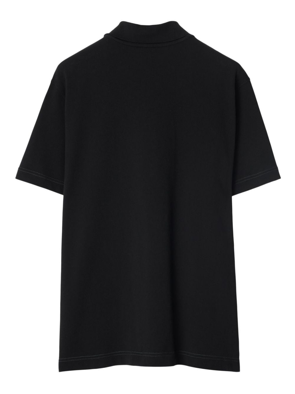 logo-embroidered cotton polo shirt - 5
