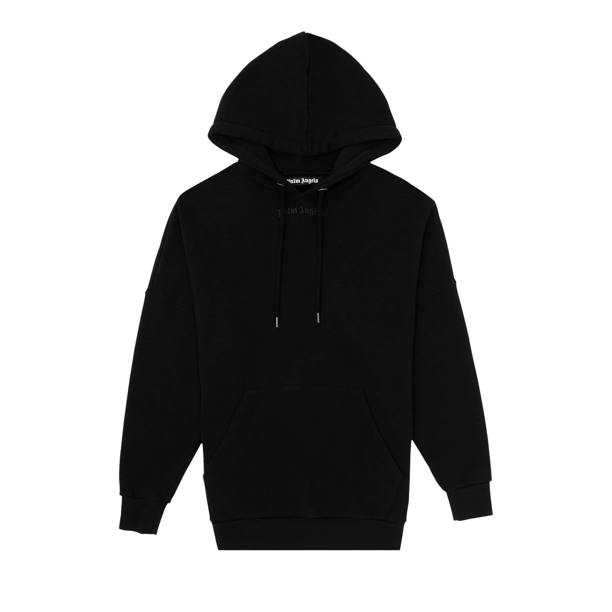 Palm Angels Classic Logo Over Hoodie 'Black' - 1
