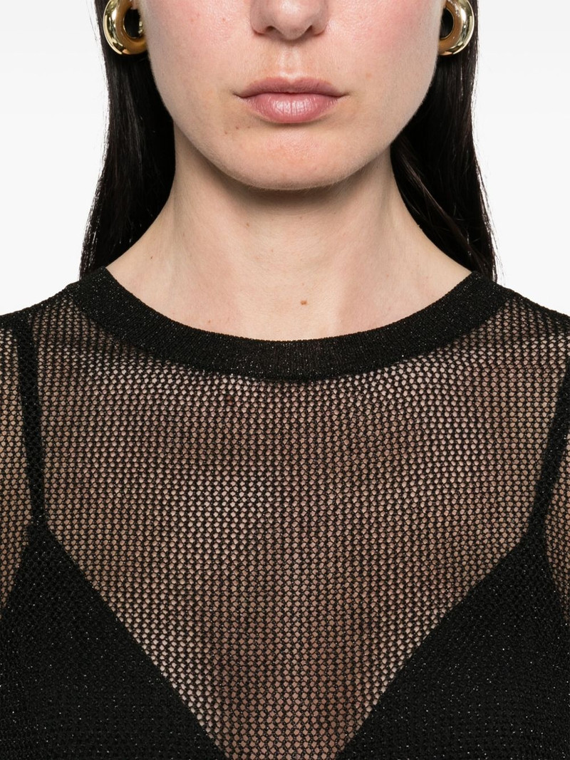 open-knit T-shirt 5