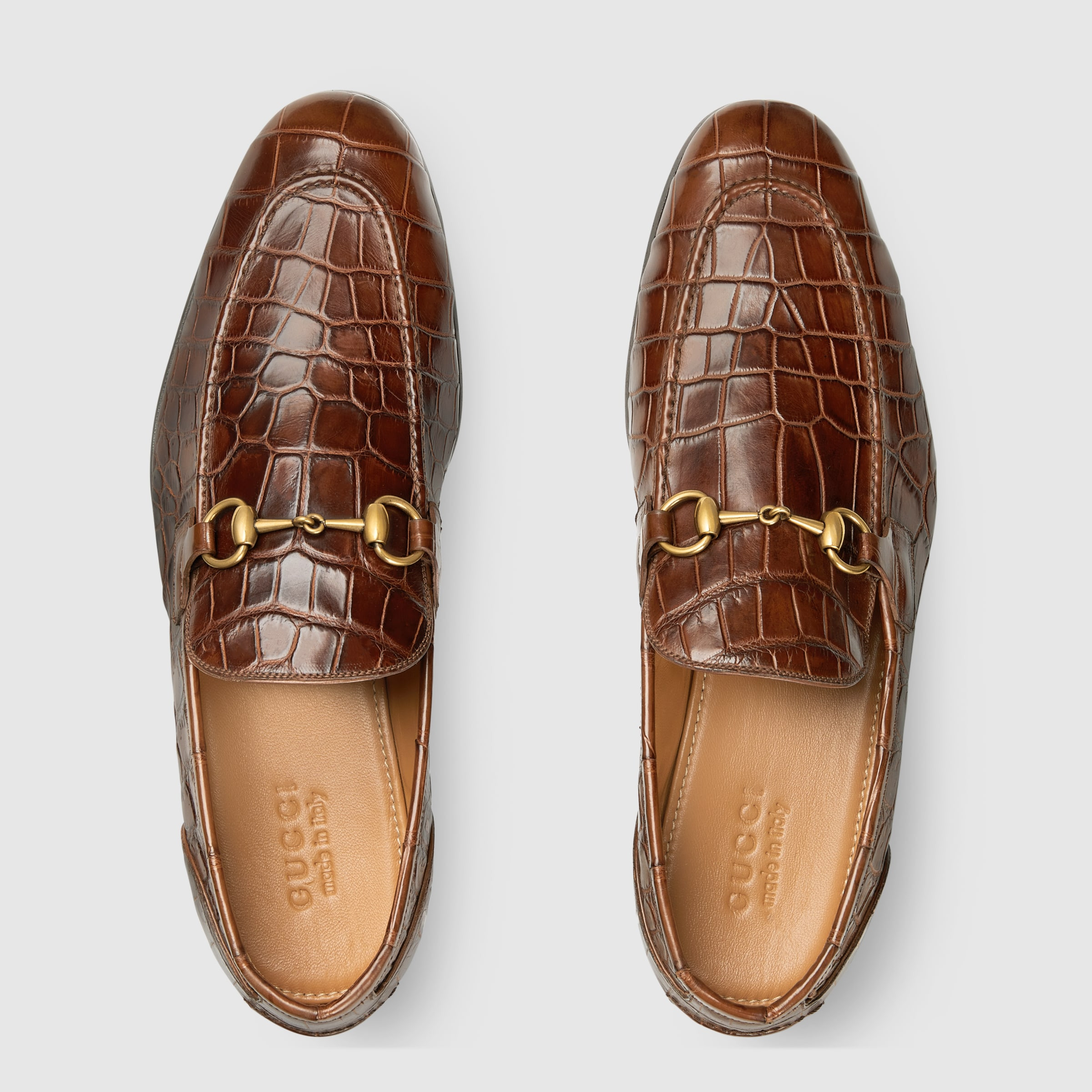 Men's Gucci Jordaan crocodile loafer - 4