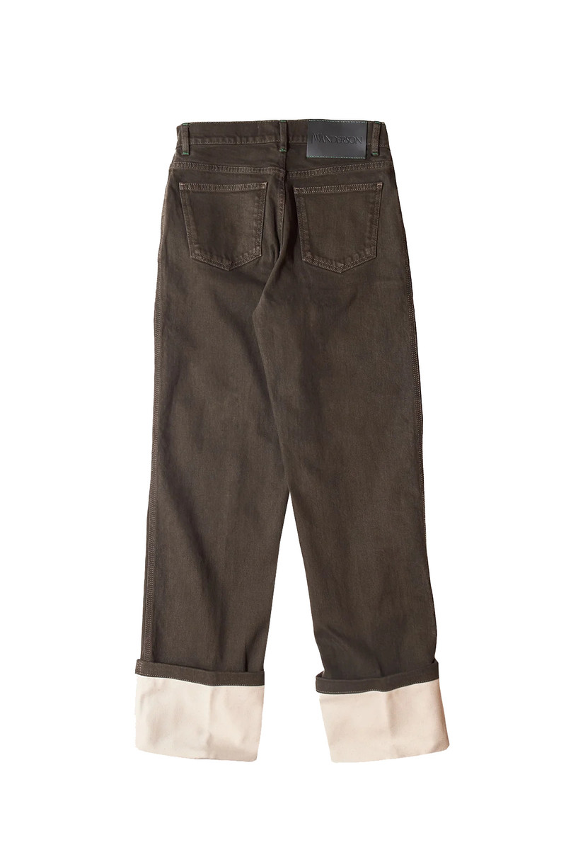 JW Anderson JW Anderson Contrast Turn Up Jeans outlook
