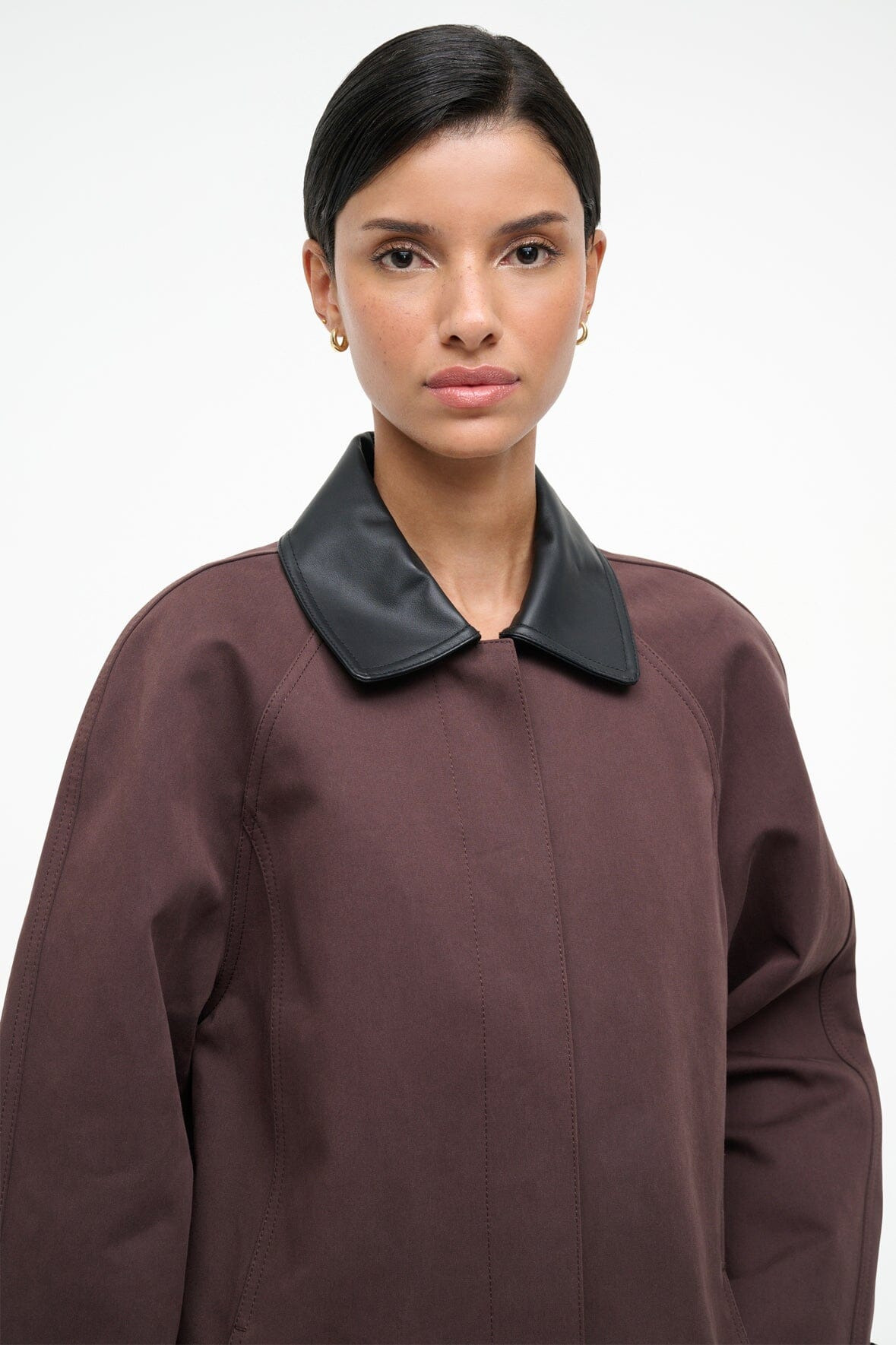 STAUD JONAH LONG JACKET EARTH - 5