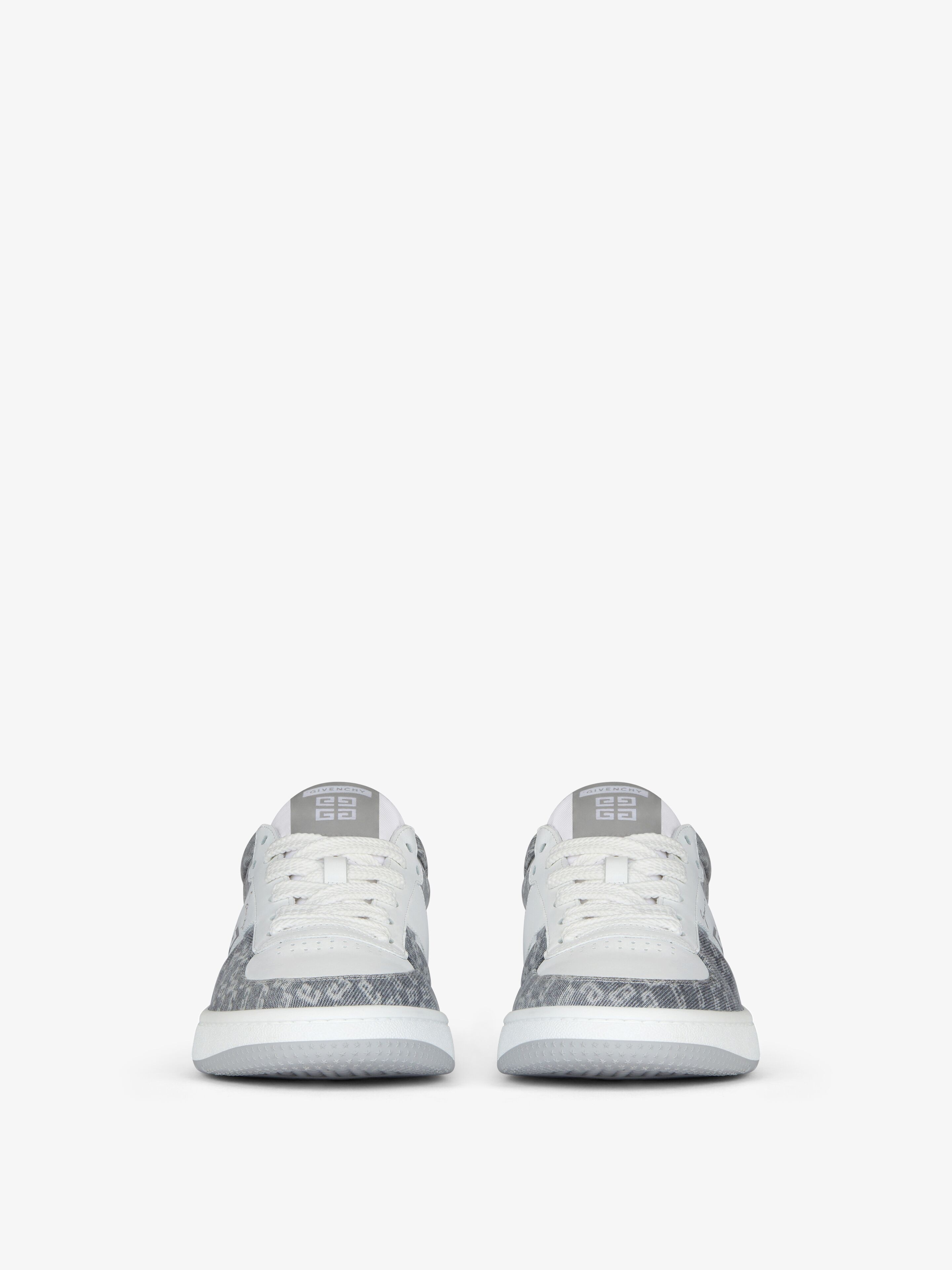 G MOVE SNEAKERS IN MIXED LEATHERS AND DENIM MONOGRAM 72 - 2
