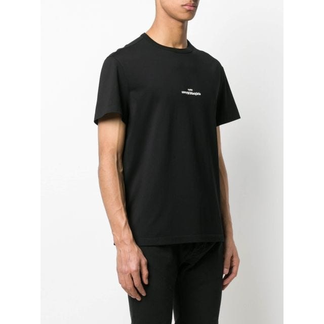 Black T-shirt with embroidery - 3