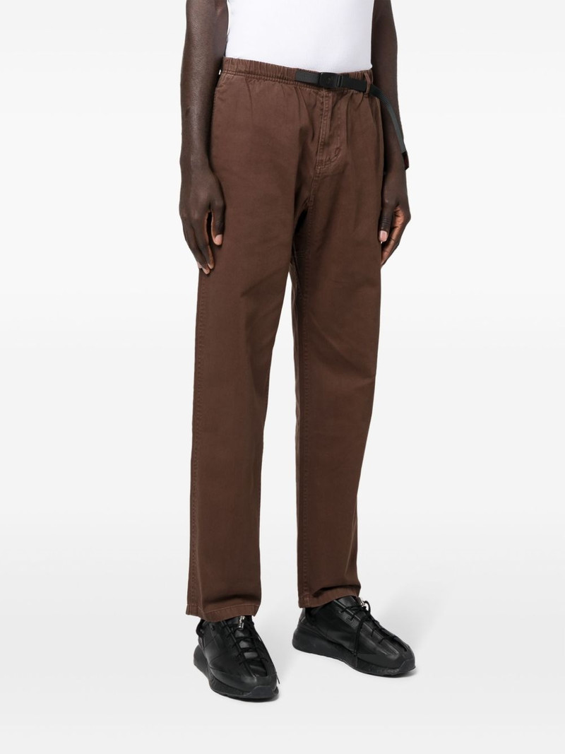 belted-waist straight-leg trousers 3