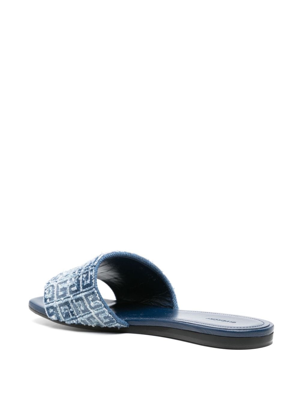4G-monogram distressed slides - 3