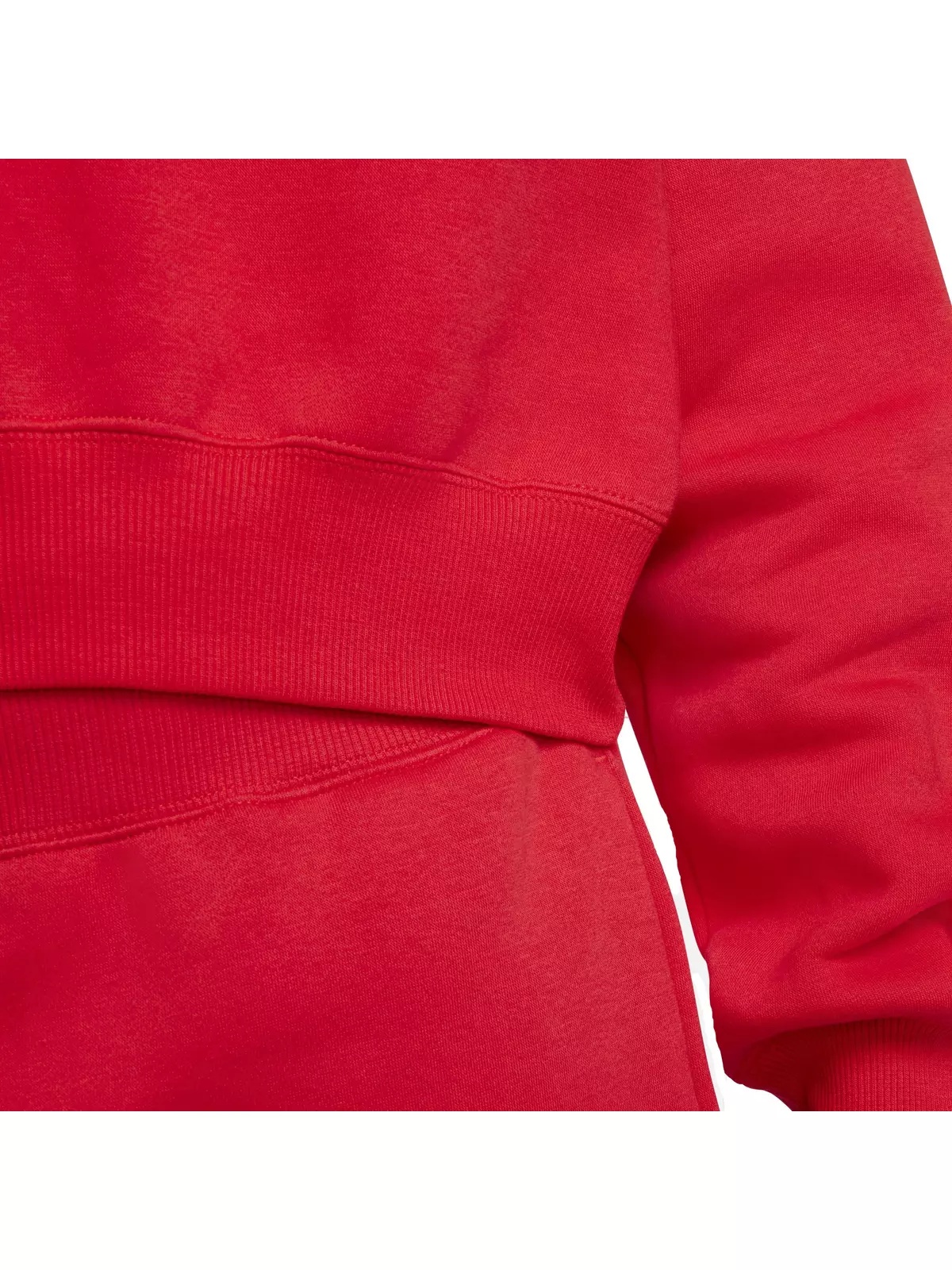 Women's Sportswear Phoenix Fleece 1/2-Zip Cropped Sweatshirt -Red - 5