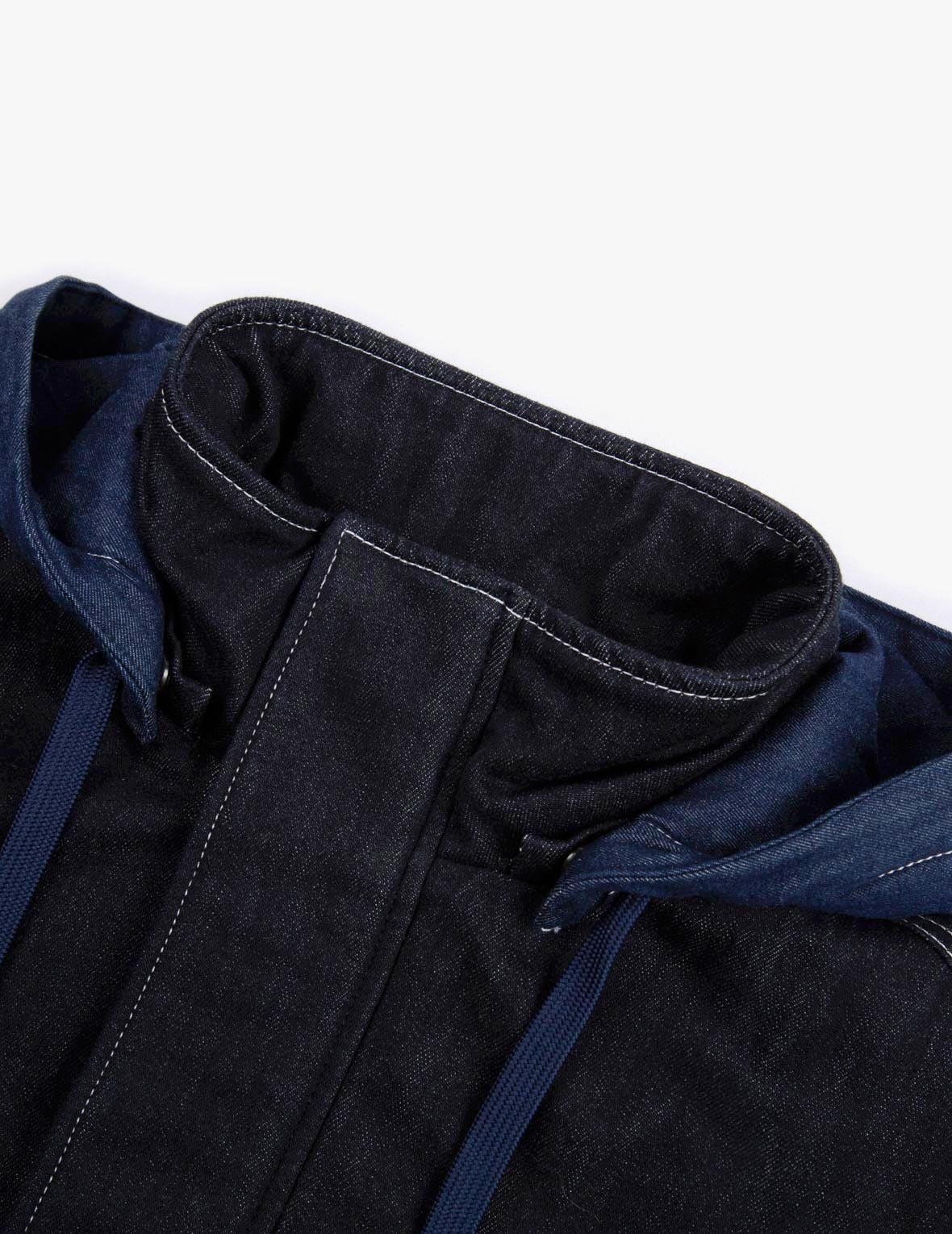 MULTI-POCKET DENIM PADDED COAT - 7