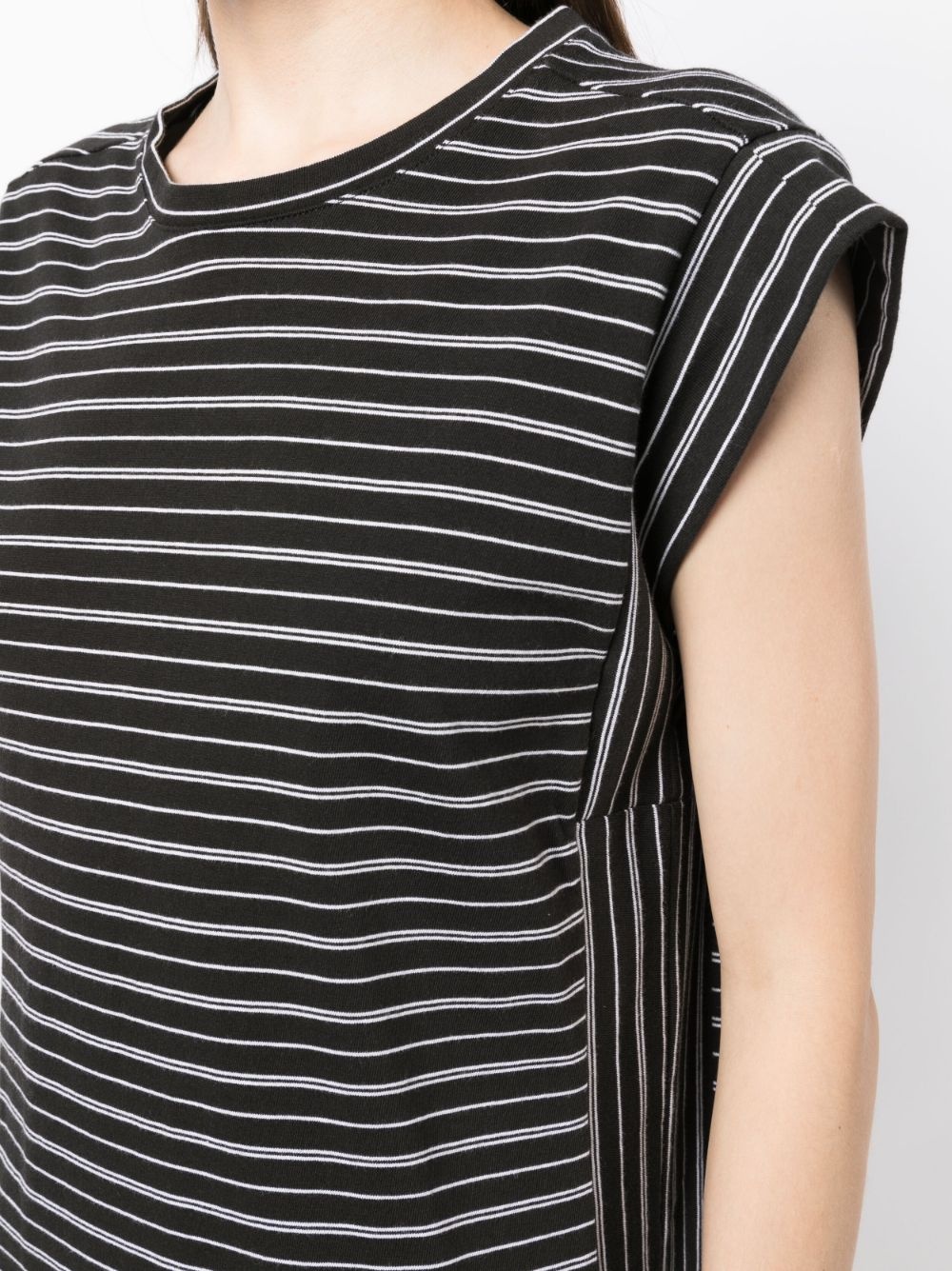 stripe-print organic-cotton dress - 5