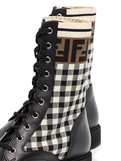 FENDI Rockoko biker boots outlook