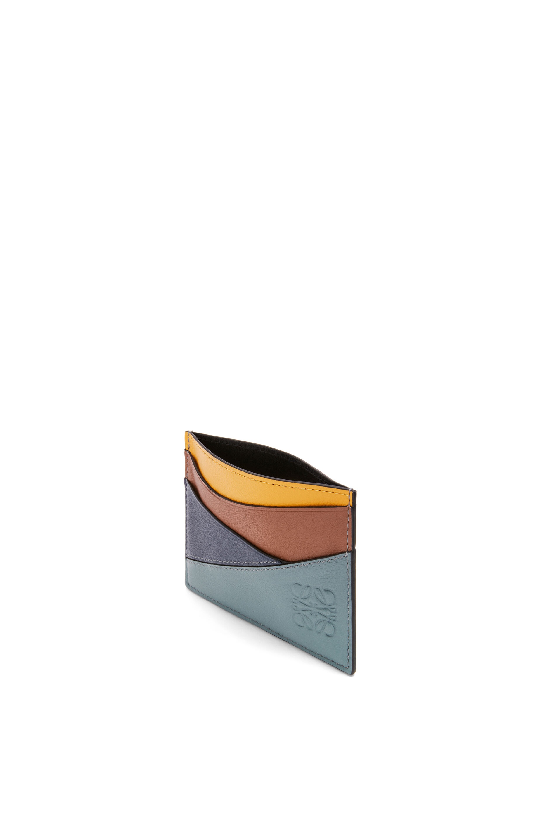 Puzzle plain cardholder in classic calfskin - 2