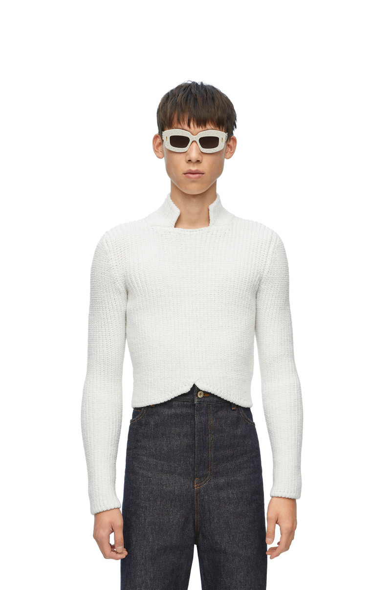 High neck sweater in wool blend 3