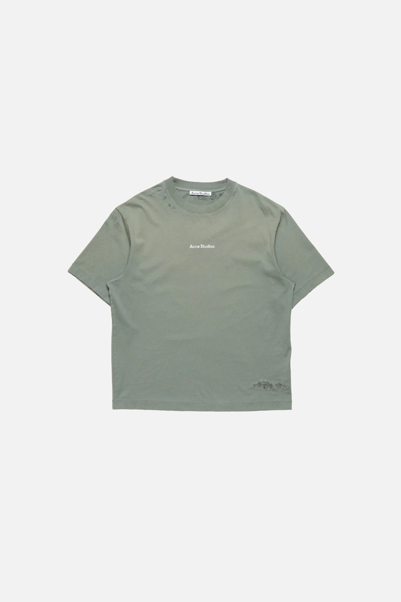 Mended logo t-shirt - Slate grey 6