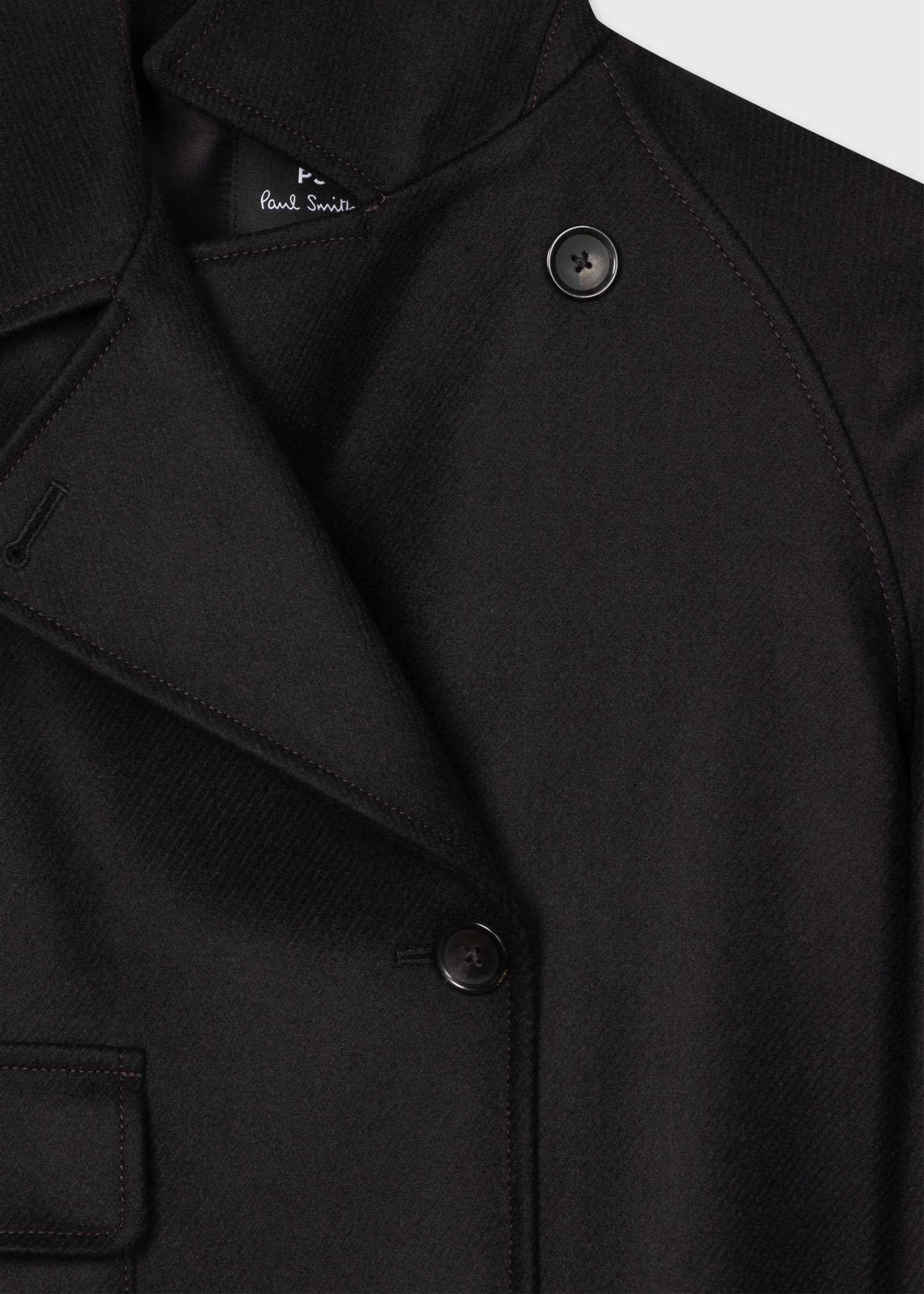 Wool-Cashmere Cocoon Coat - 2