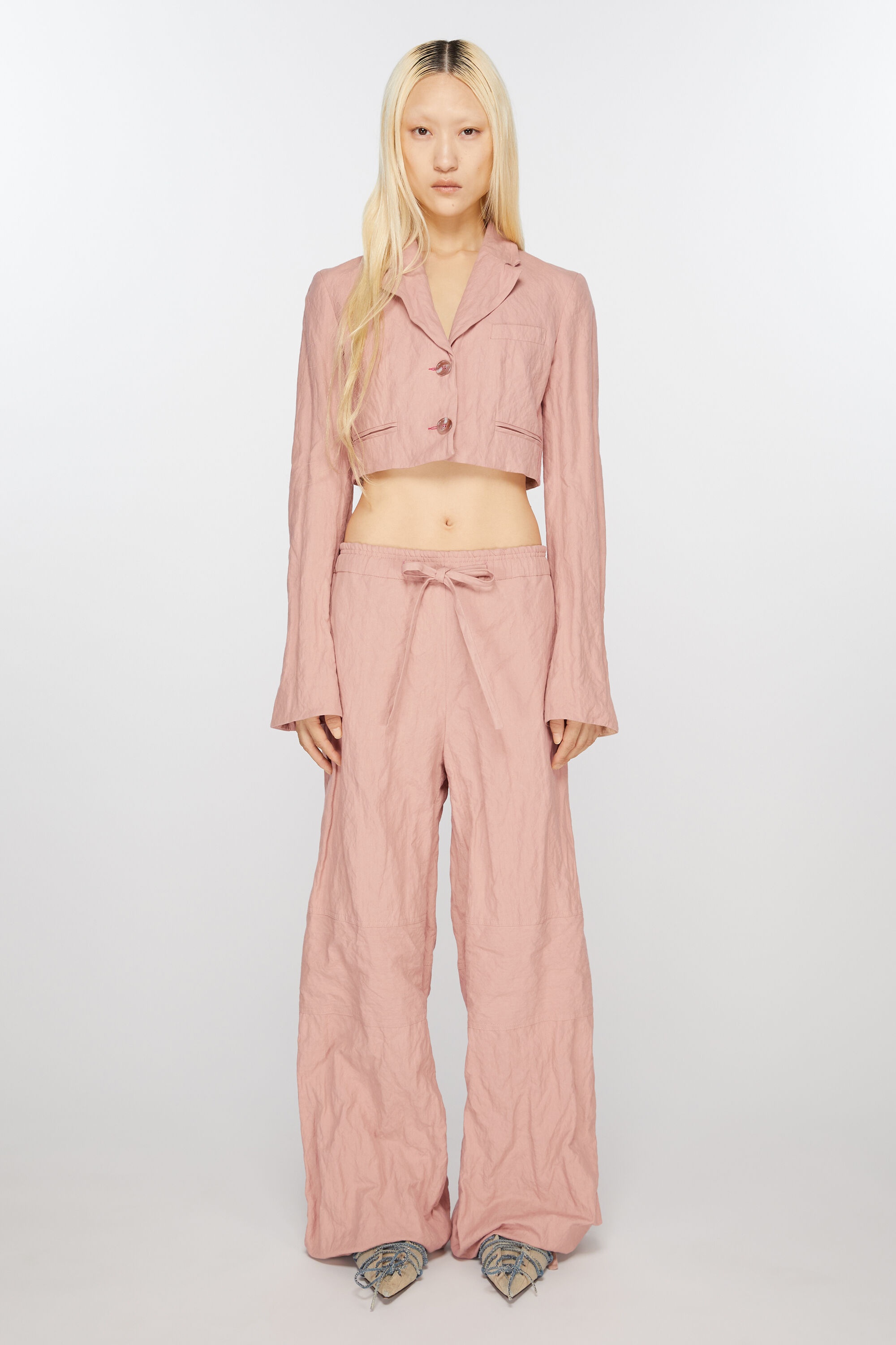 Regular fit suit jacket - Old pink - 2