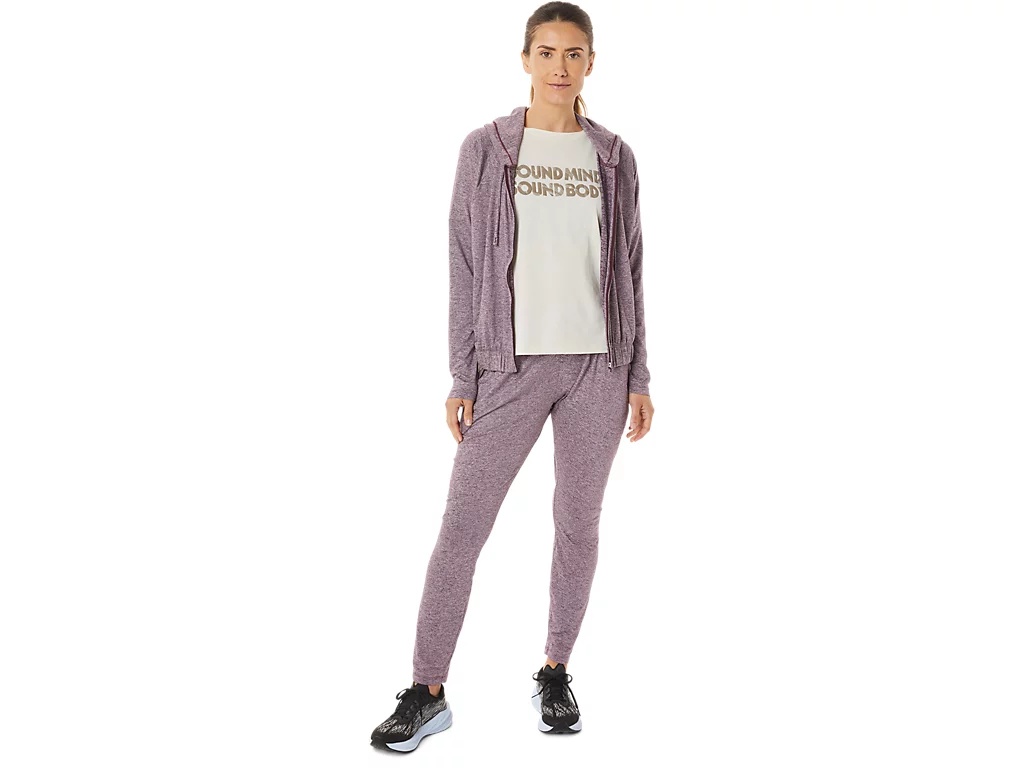 WOMEN'S SOFT STRETCH KNIT FULL ZIP HOODIE - 7